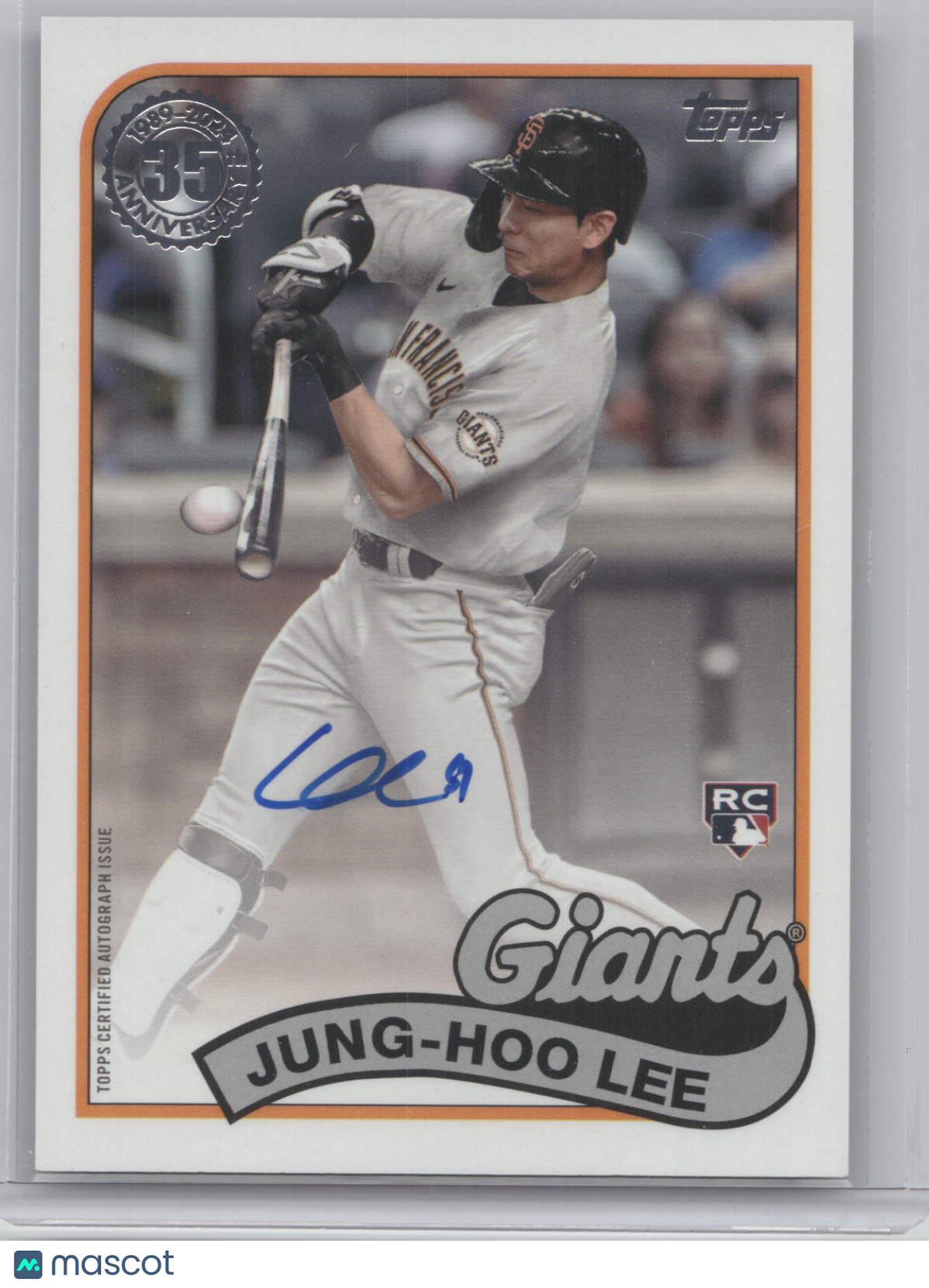 2024 Topps (1989 Topps Autograph) Jung-Hoo Lee #89BA2-JHL RC