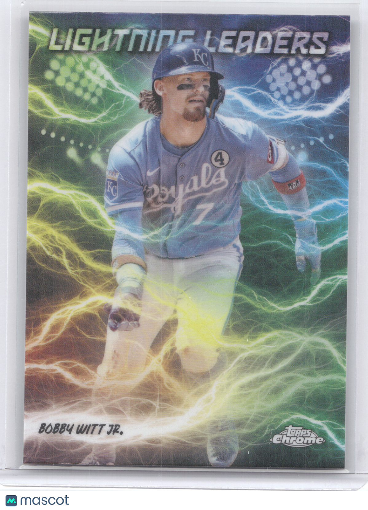 2025 Topps Chrome Lightning Leaders Bobby Witt Jr. #LL-10