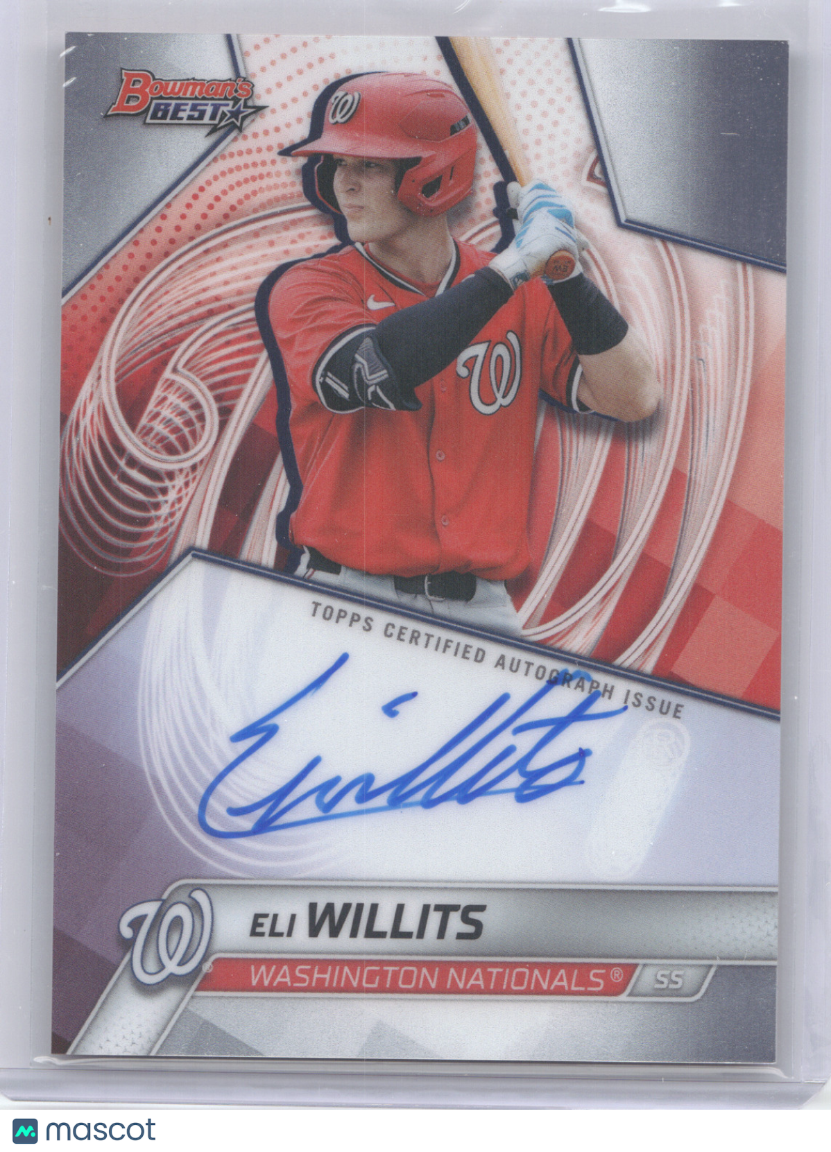 2025 Bowman's Best Autograph Eli Willits #B25-EW