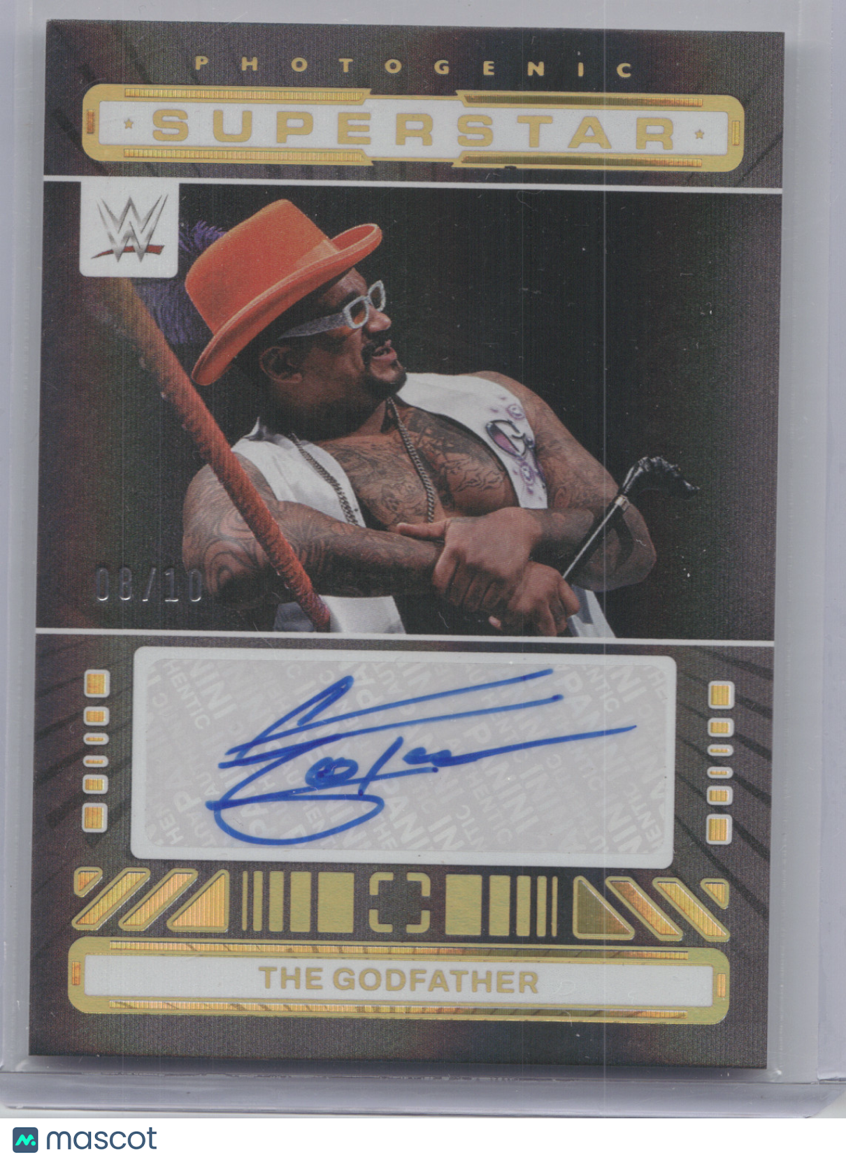 2024 Panini Photogenic WWE Superstar The Godfather #SG-GFT Gold 08/10