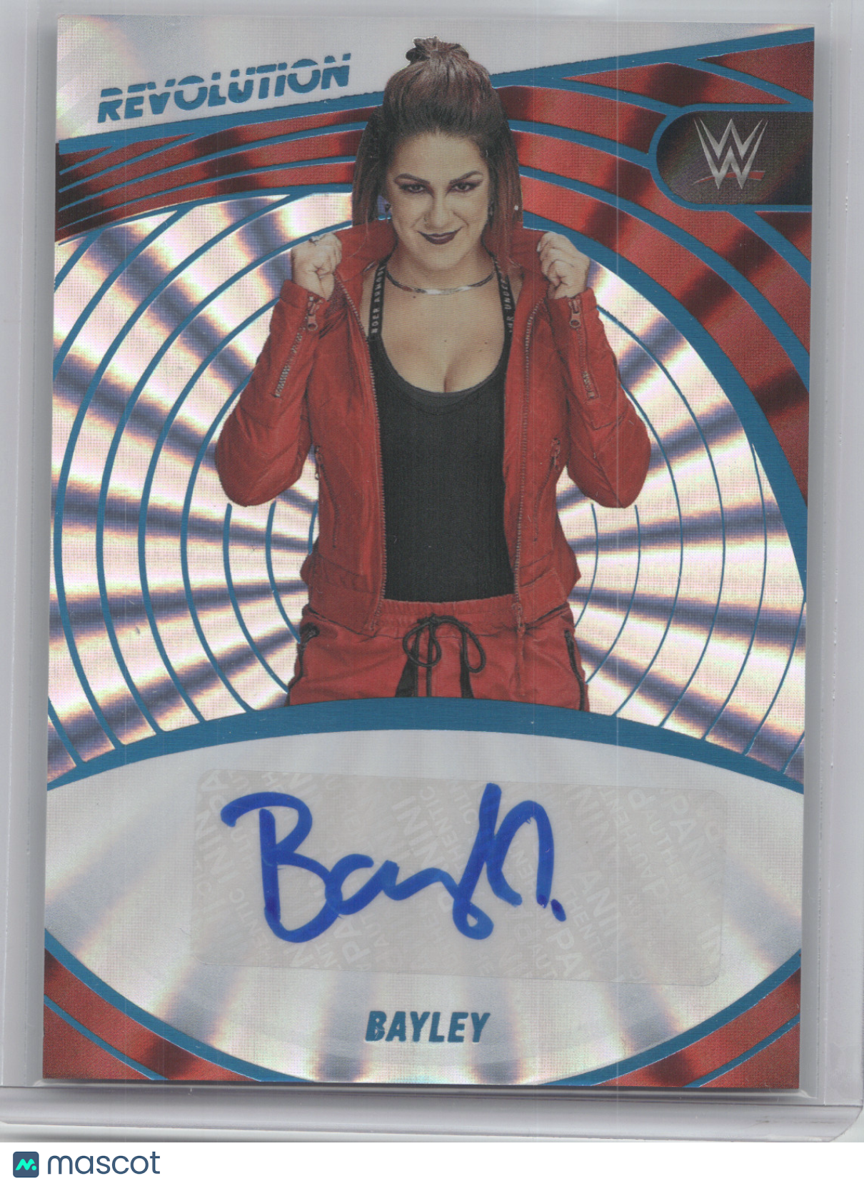2023 Panini Revolution WWE Autographs Bayley #AG-BYL Sunburst 78/99