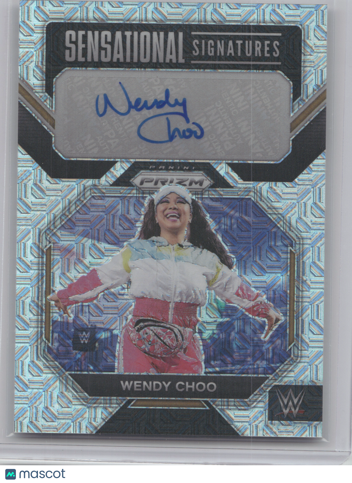2023 Panini Prizm WWE Sensational Signatures Wendy Choo #SN-WCH Mojo 16/25