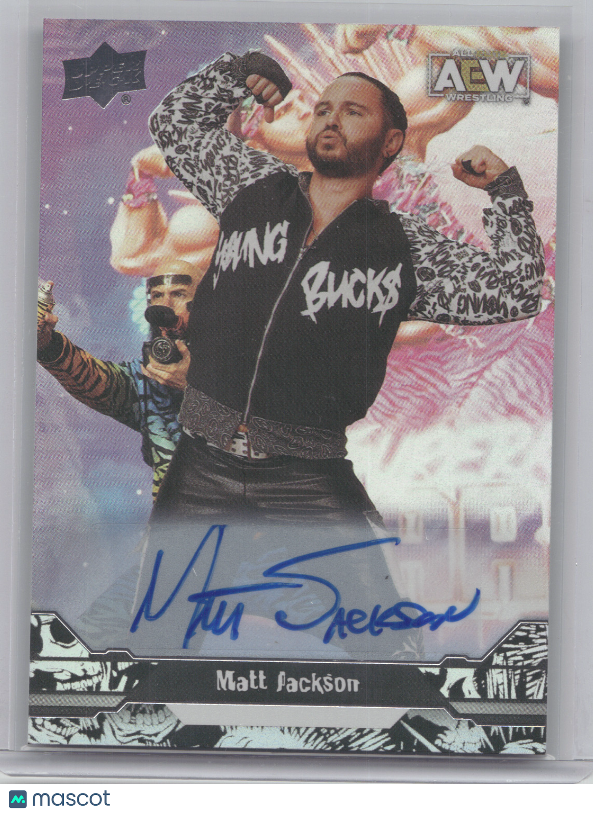 2023 Upper Deck AEW Matt Jackson #27 Autograph