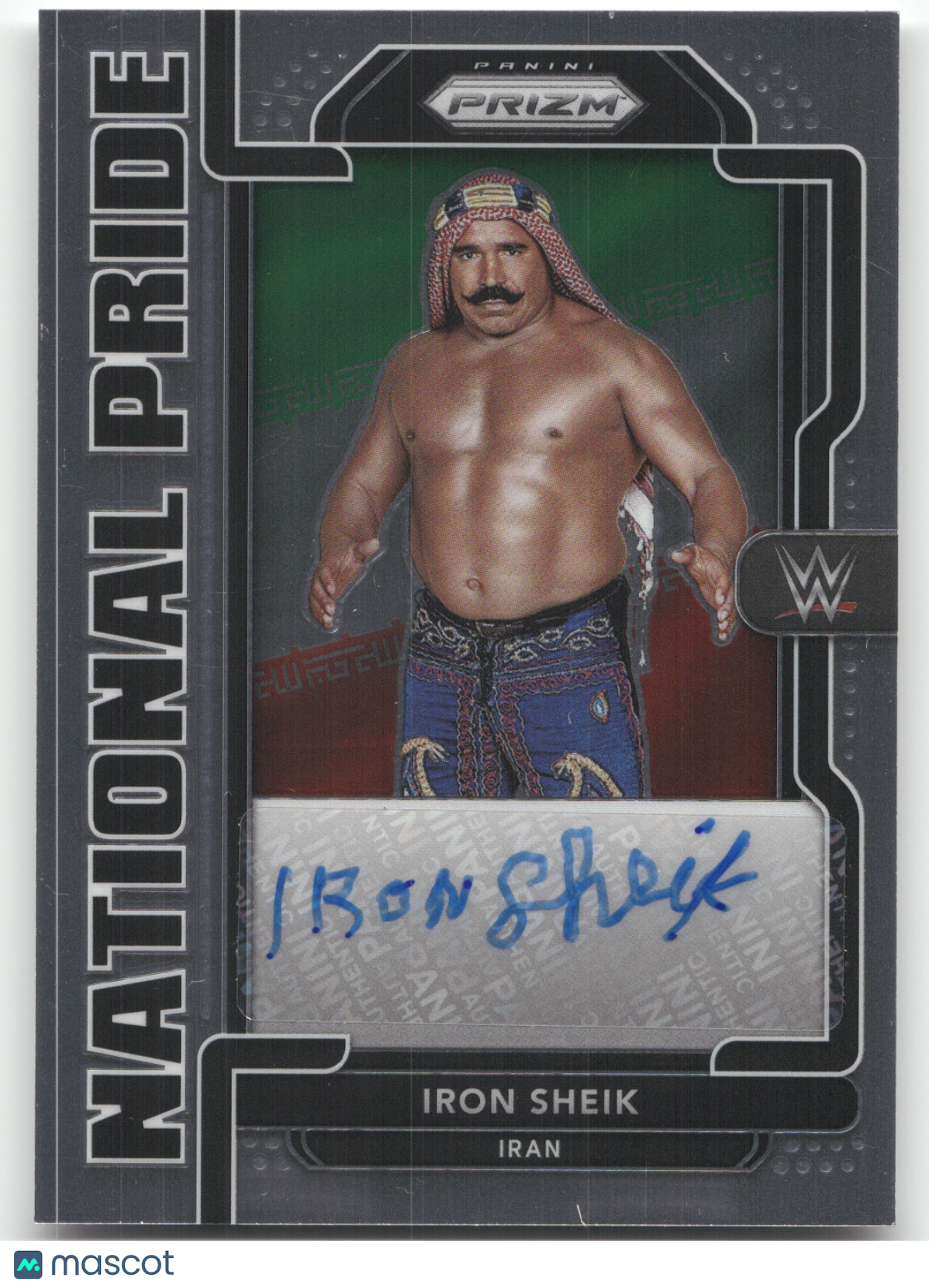 2022 Panini Chronicles WWE National Pride Autographs Iron Sheik #NP-ISH