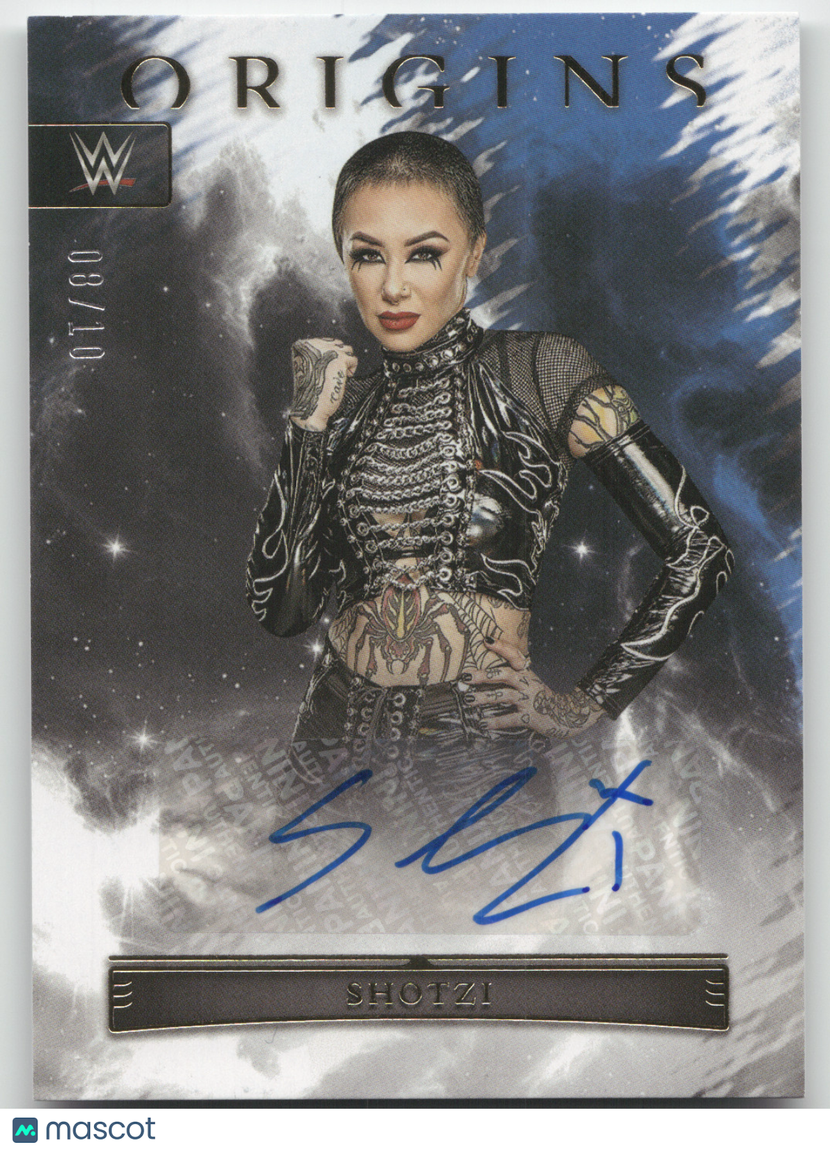 2023 Panini Chronicles WWE Origins Autographs Shotzi #OA-SHZ Gold 08/10