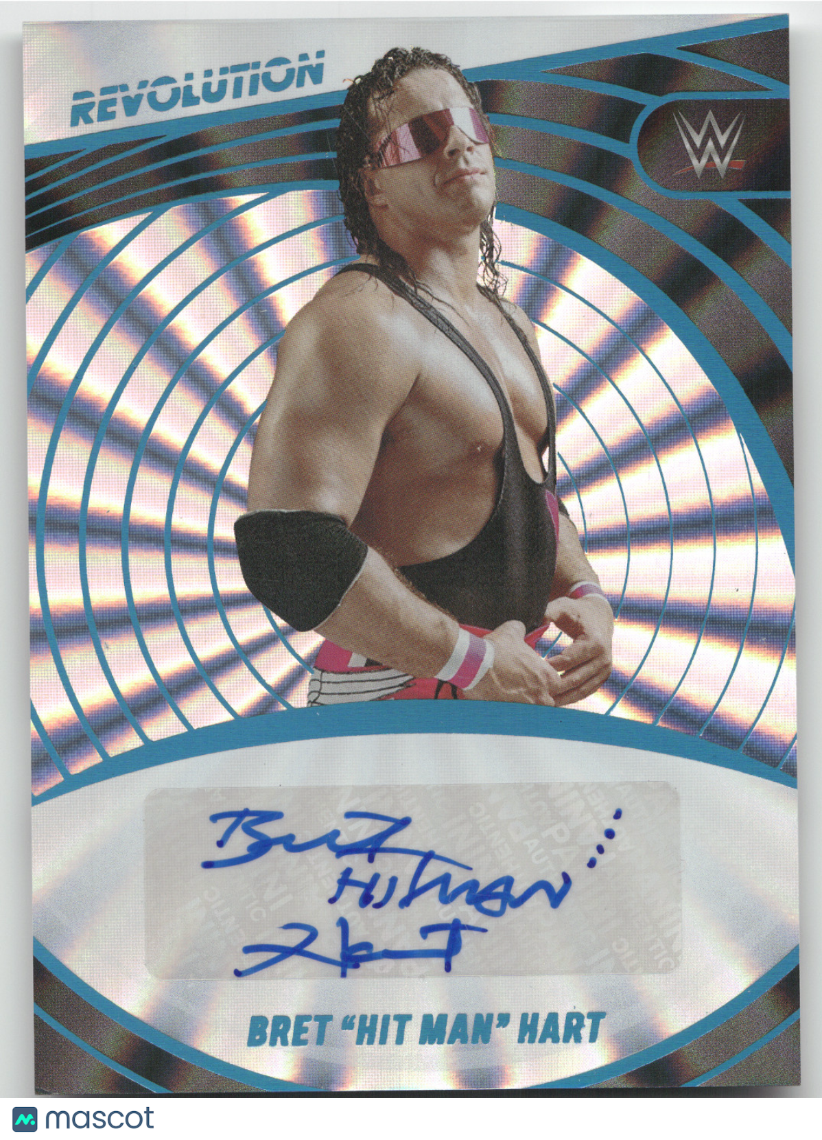 2023 Panini Revolution WWE Bret "Hit Man" Hart #AG-HMH Sunburst 91/99
