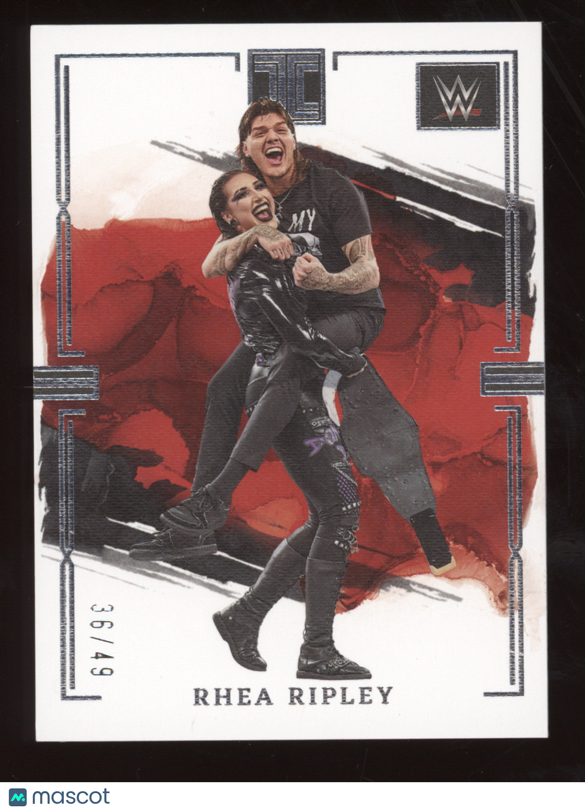 2023 Panini Impeccable WWE Rhea Ripley (with Dominik Mysterio) #4 36/49