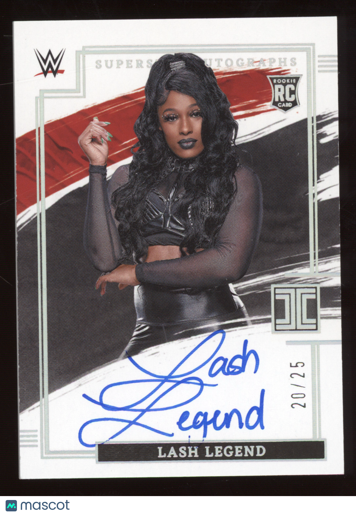 2022 Panini Impeccable WWE Superstar Autographs Lash Legend #SA-LLG 20/25 RC