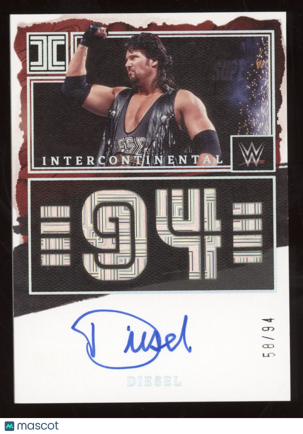 2023 Panini Impeccable Intercontinental Diesel #DSL Autograph 58/94 Memorabilia