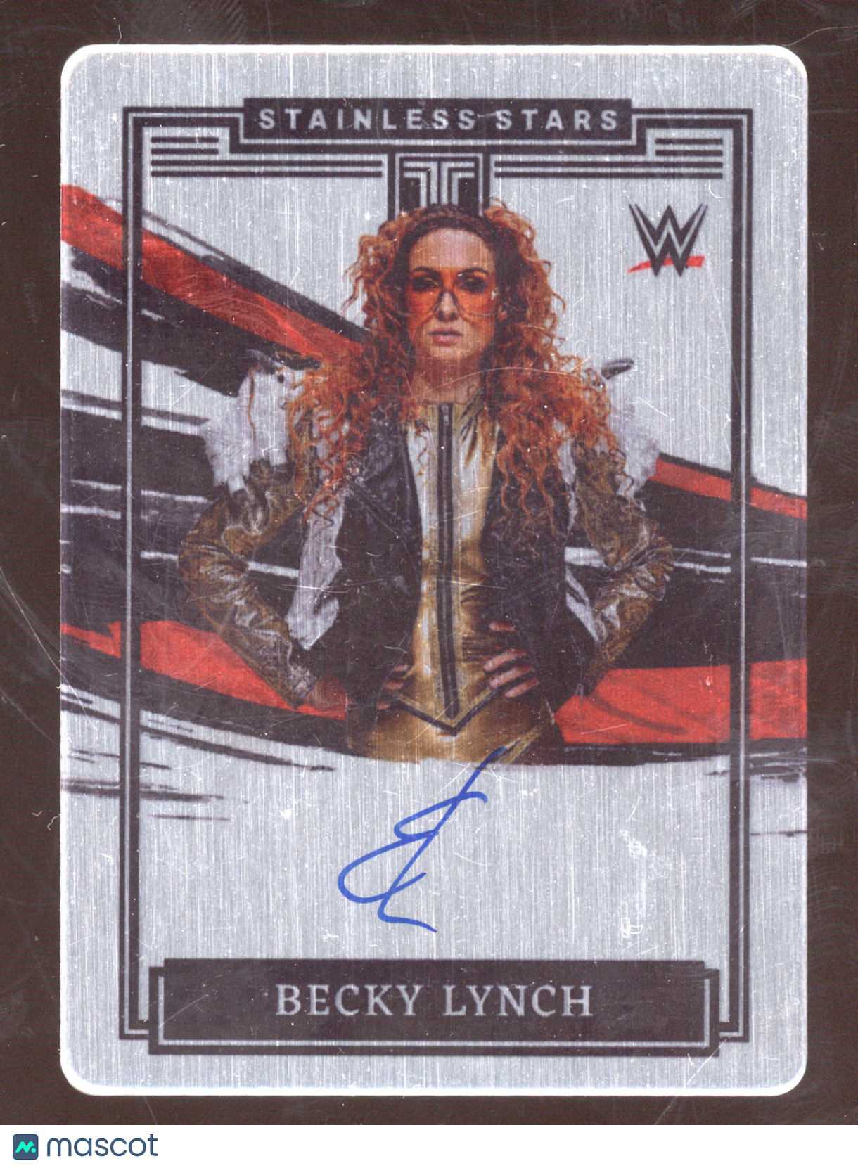 2022 Panini Impeccable WWE Stainless Stars Becky Lynch #SS-BLY Metal Card