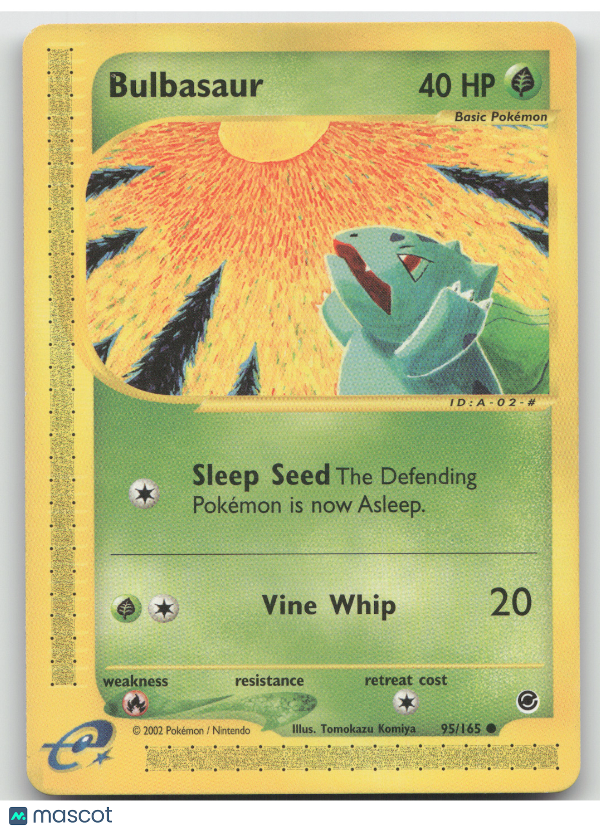 2002 Expedition Base Set Bulbasaur #95/165