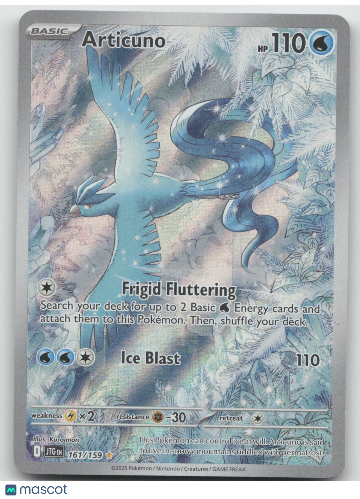 2025 Journey Together Articuno Secret Rare #161/159