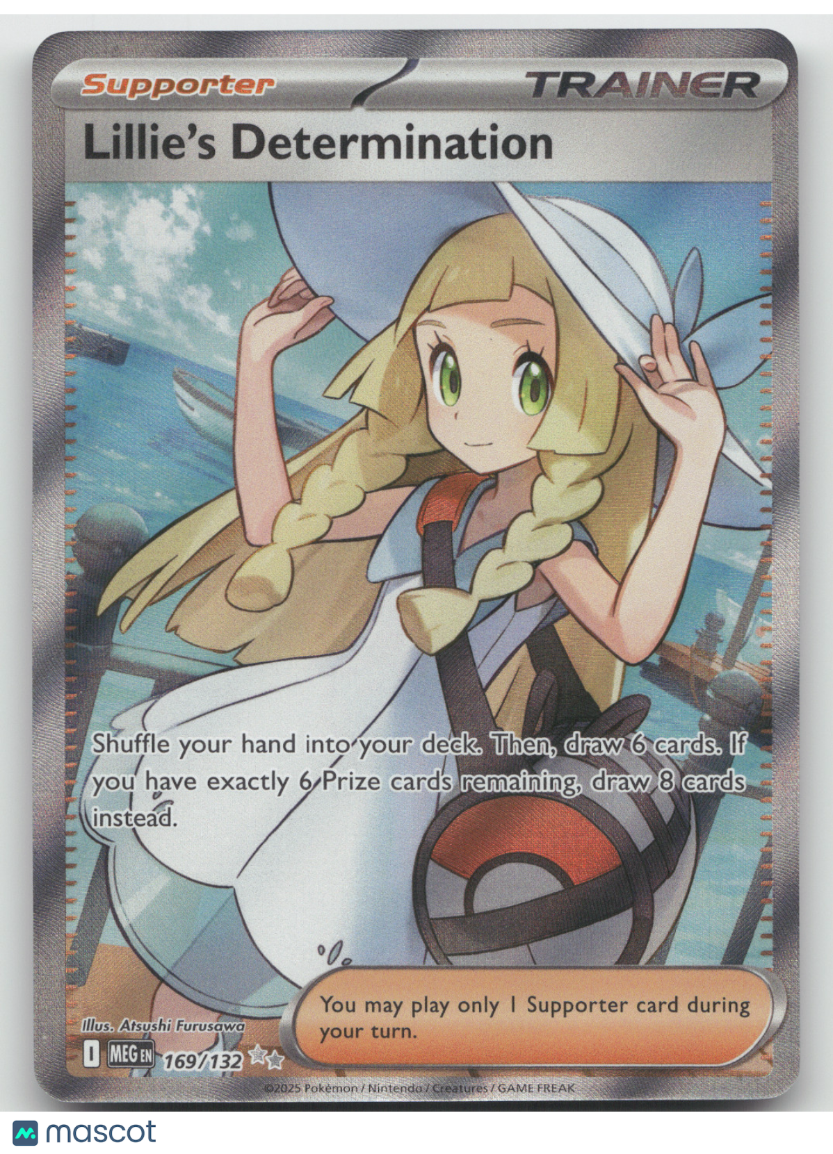 2025 Mega Evolution Lillie's Determination Secret Rare #169/132