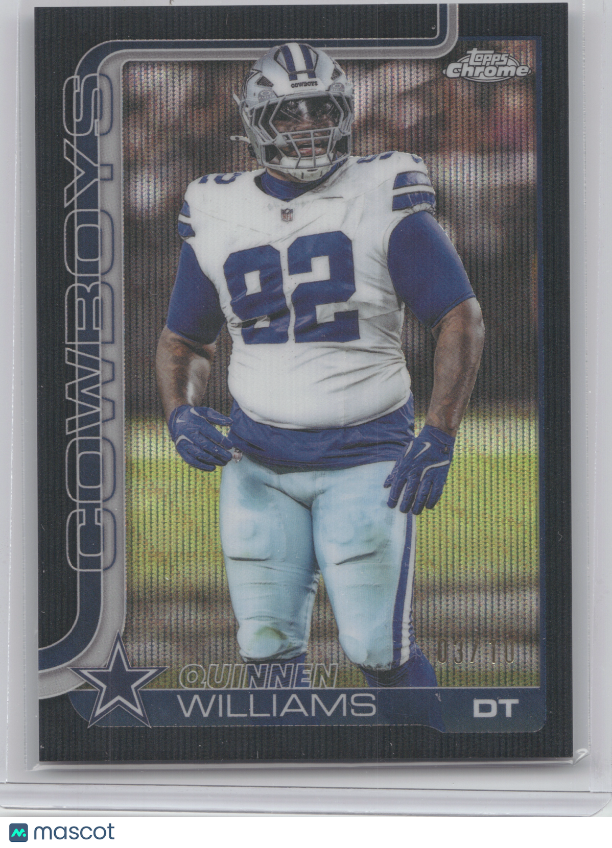 2025 Topps Chrome Quinnen Williams #72 Black Wave