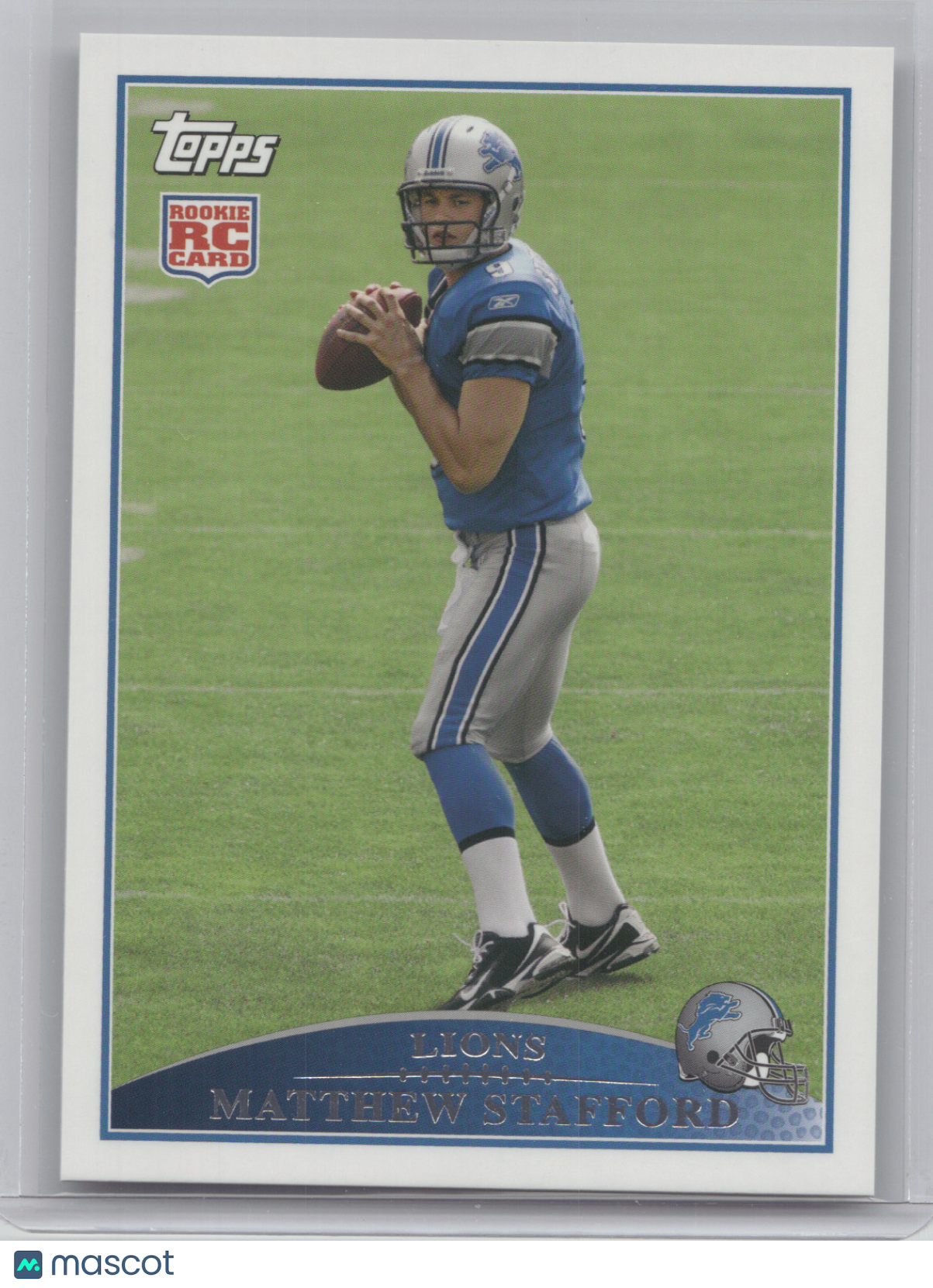 2009 Topps Matthew Stafford #430 Two Hands on Ball RC