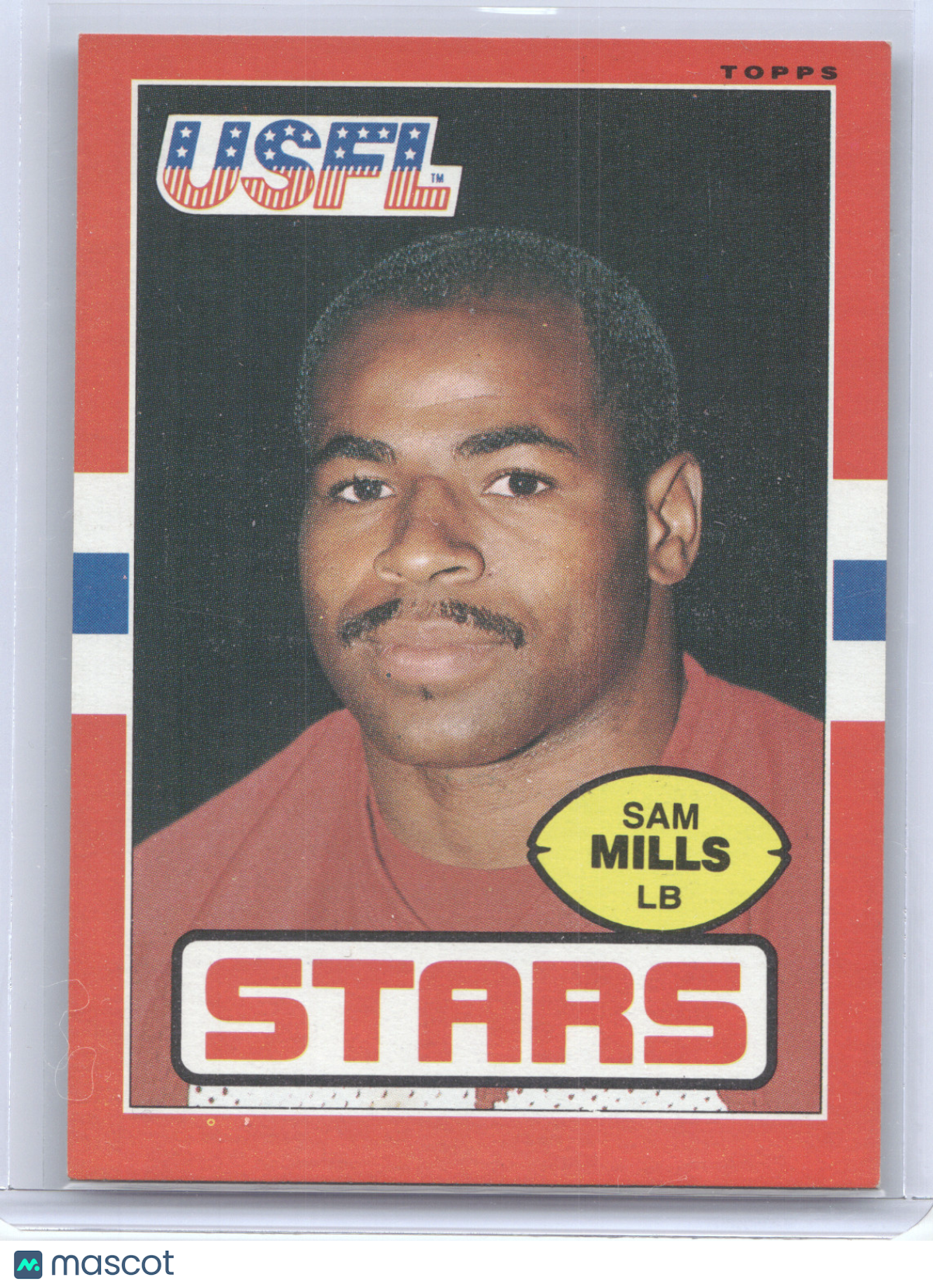 1985 Topps USFL Sam Mills #19