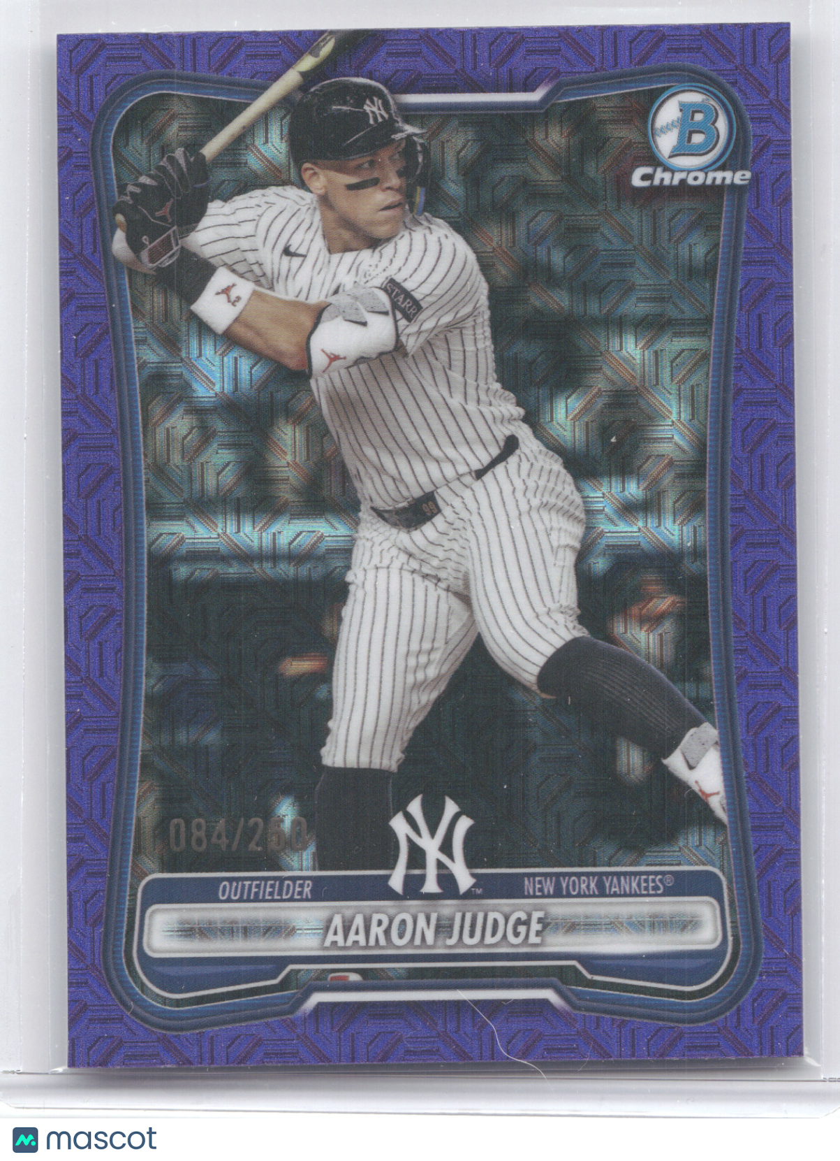 2026 Bowman Chrome Aaron Judge #1 Purple Mojo 084/250