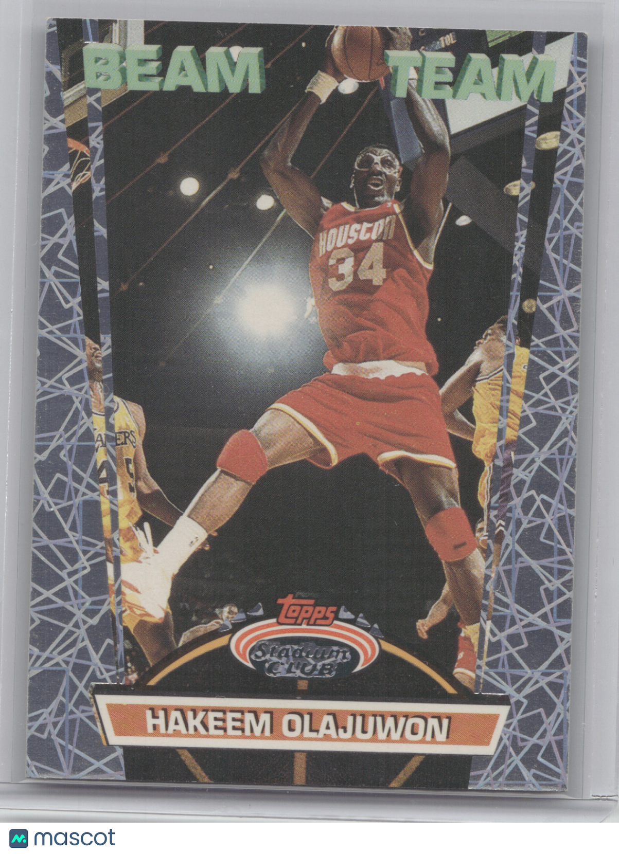 1992 Topps Stadium Club Beam Team Hakeem Olajuwon #16