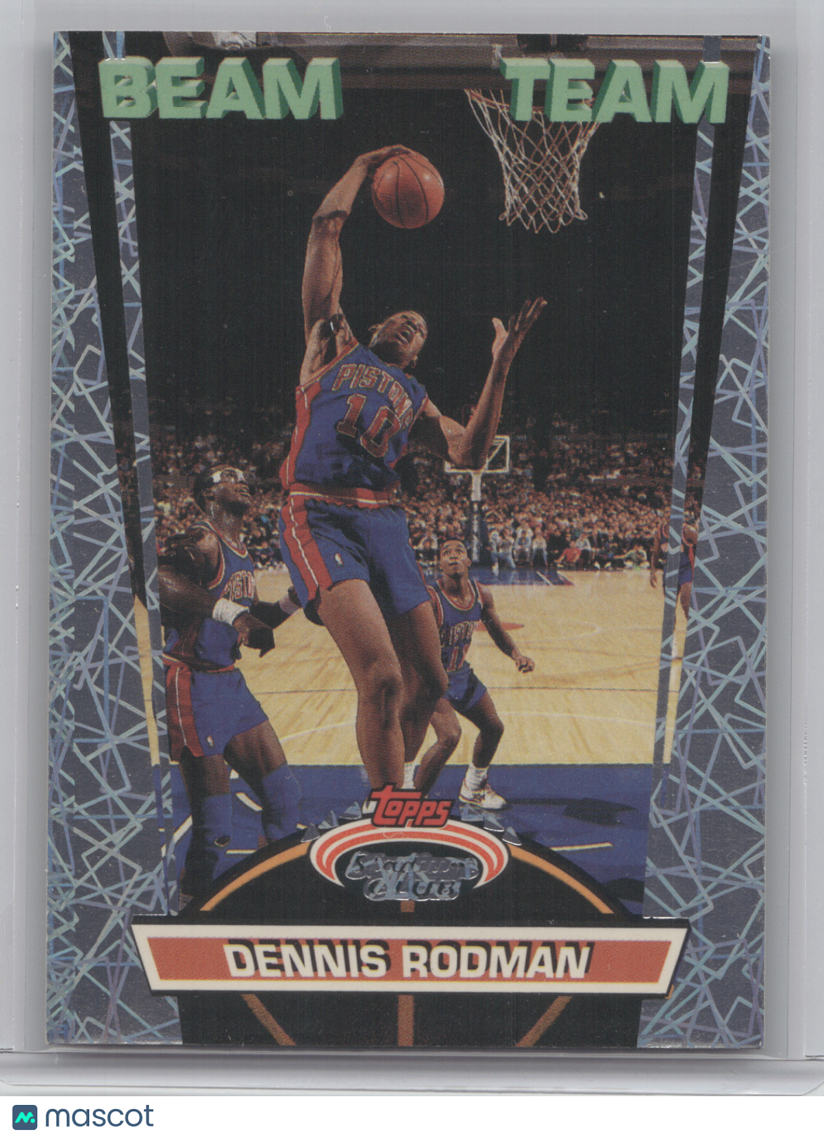 1992 Topps Stadium Club Beam Team Dennis Rodman #19