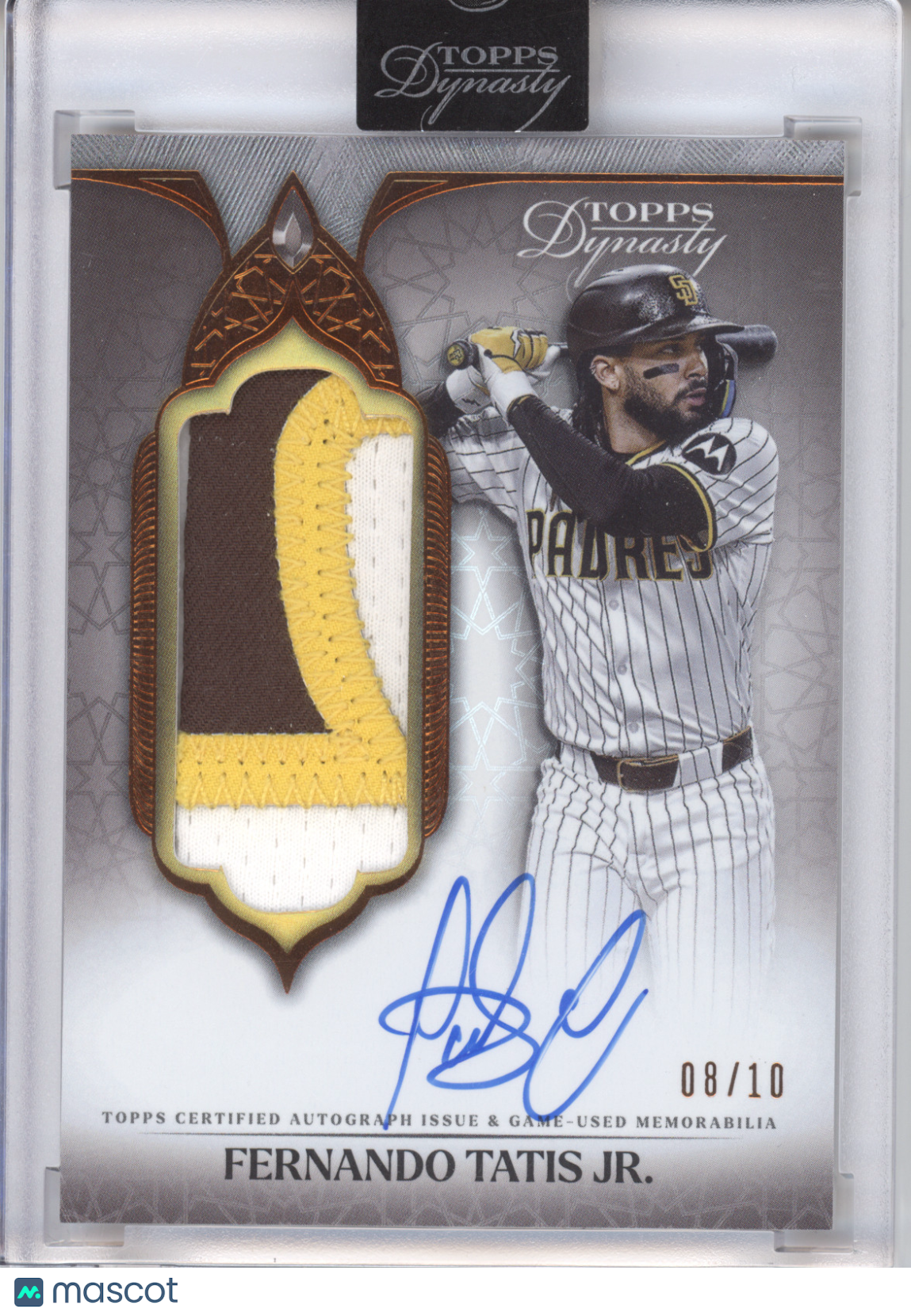 2025 Topps Dynasty Autograph Fernando Tatis Jr. #DAPB-FT1 08/10 Game-Used Patch