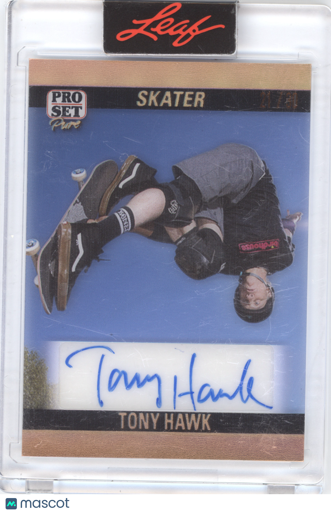 2023 Leaf Pro Set Pure Autographs Tony Hawk #90-TH1 21/30