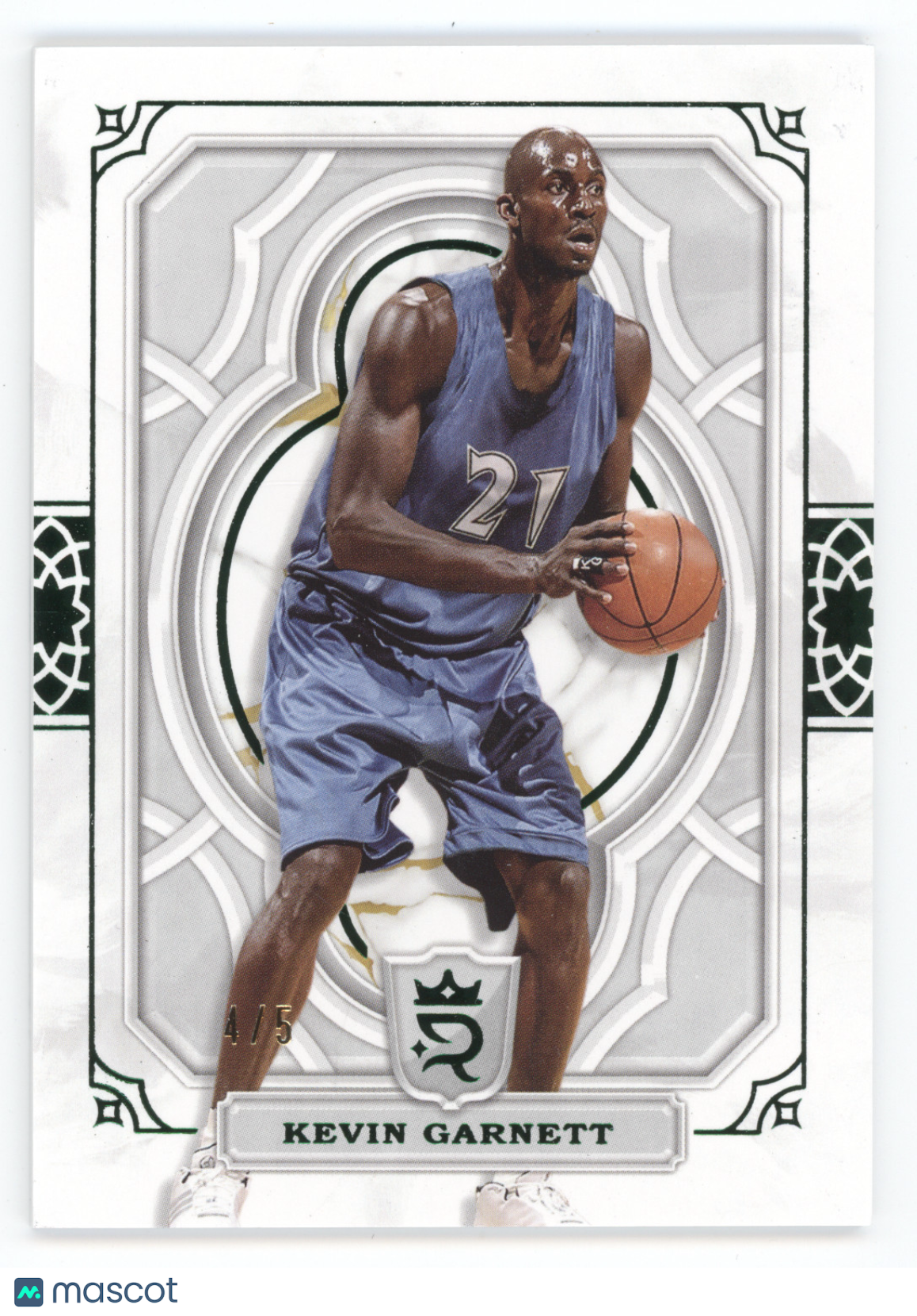 2023 Topps Royalty Kevin Garnett #40 Green 4/5