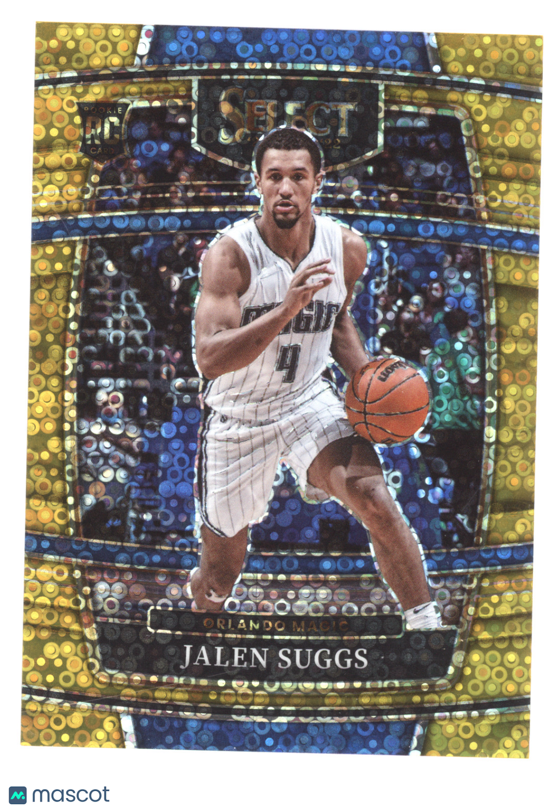 2021 Panini Select Jalen Suggs #27 Gold Disco RC 02/10
