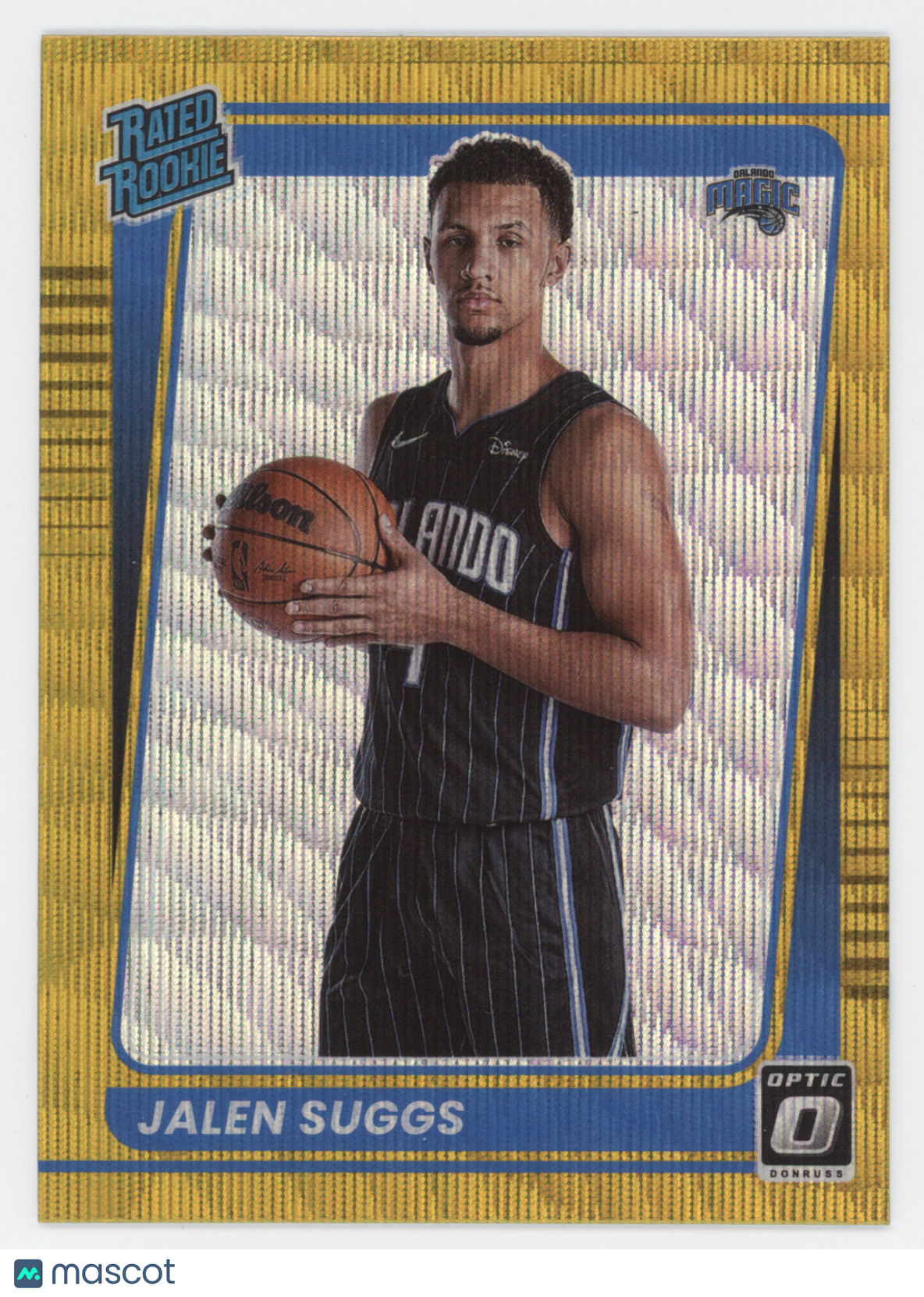 2021 Donruss Optic Rated Rookie Jalen Suggs #179 Gold Wave