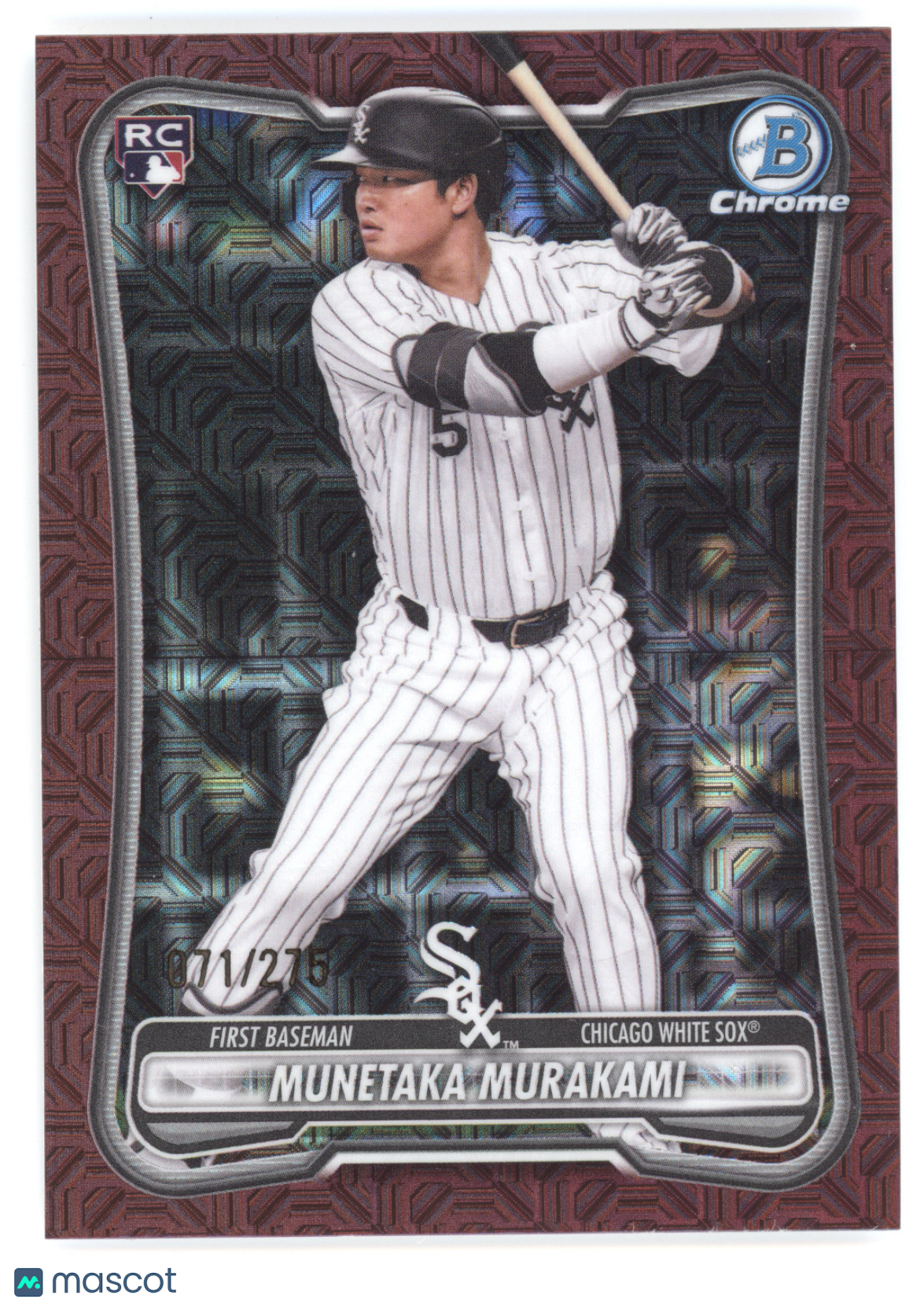 2026 Bowman Chrome Munetaka Murakami #9 Burgundy Mojo RC 071/275