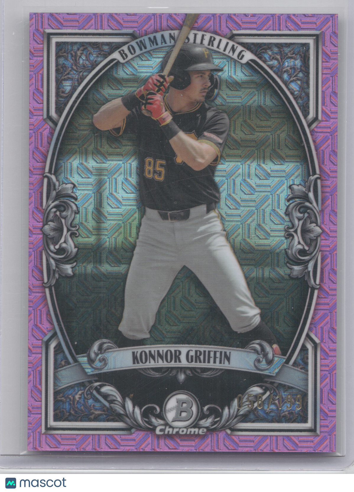 2026 Bowman Sterling Chrome Konnor Griffin #BST-7 Pink Mojo 058/199