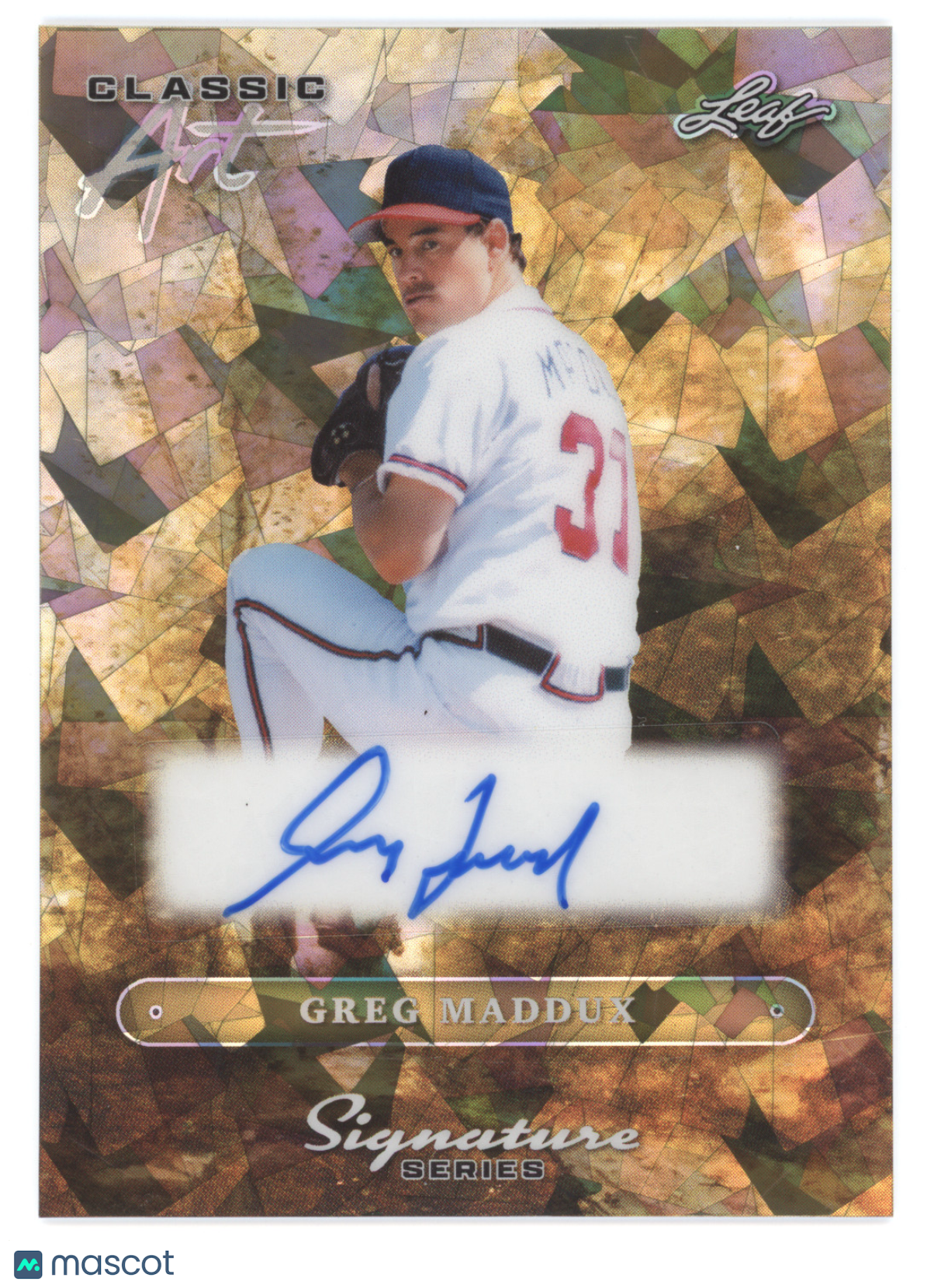 2025 Leaf Classic Art Signature Series Greg Maddux #CA-GM1 1/1