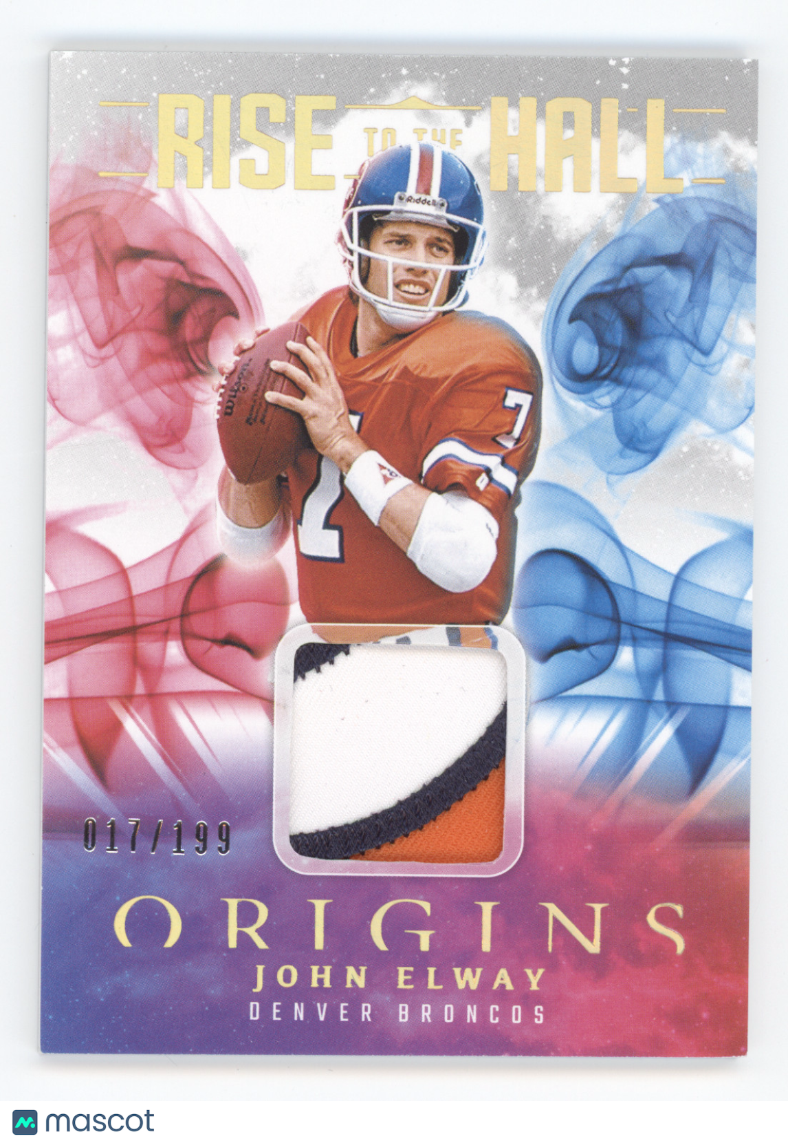 2025 Panini Origins Rise to the Hall John Elway #RTH-JEL 017/199 Memorabilia