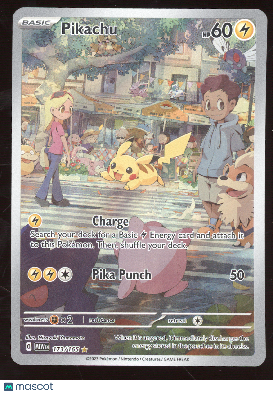 2023 Scarlet & Violet 151 Pikachu Secret Rare #173/165
