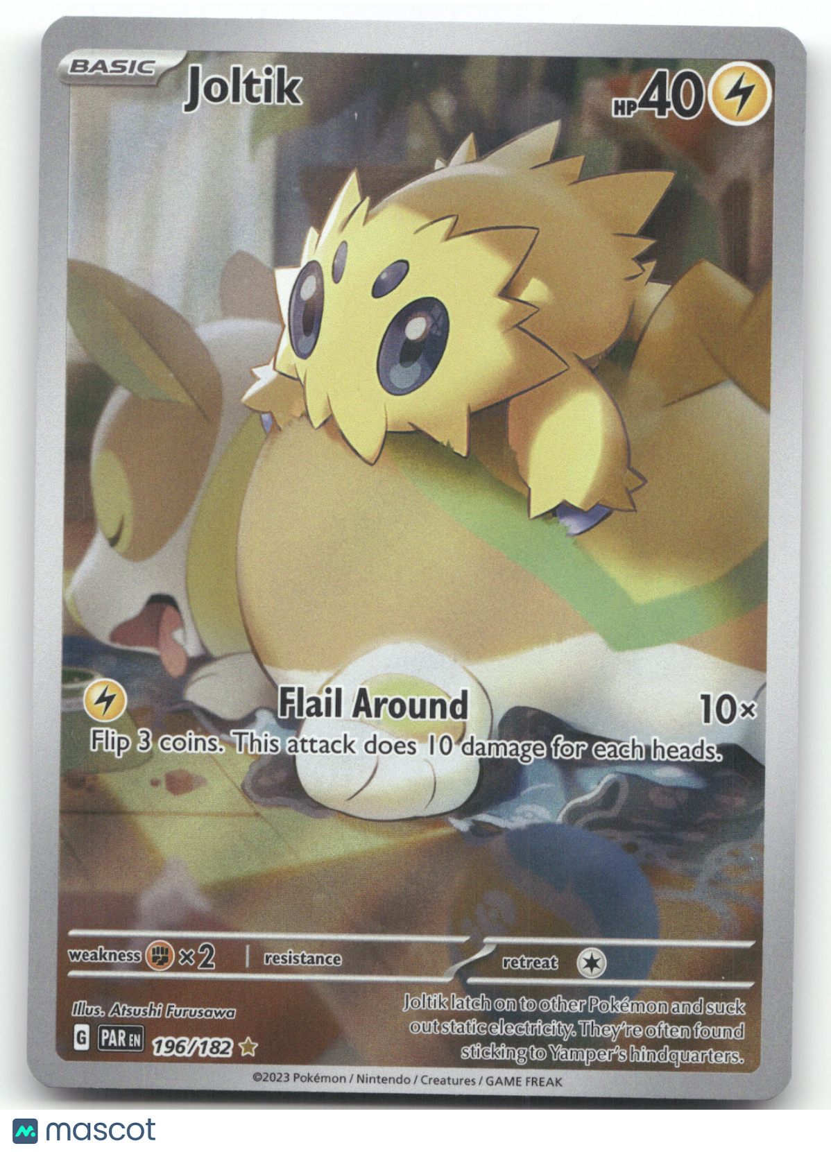 2023 Paradox Rift Joltik Secret Rare #196/182