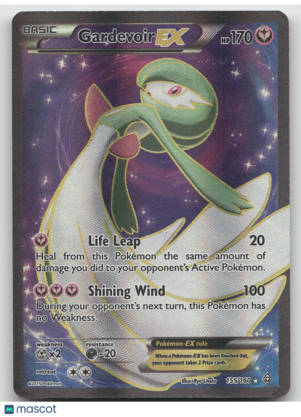 2015 Primal Clash Gardevoir EX Holo Rare #155/160