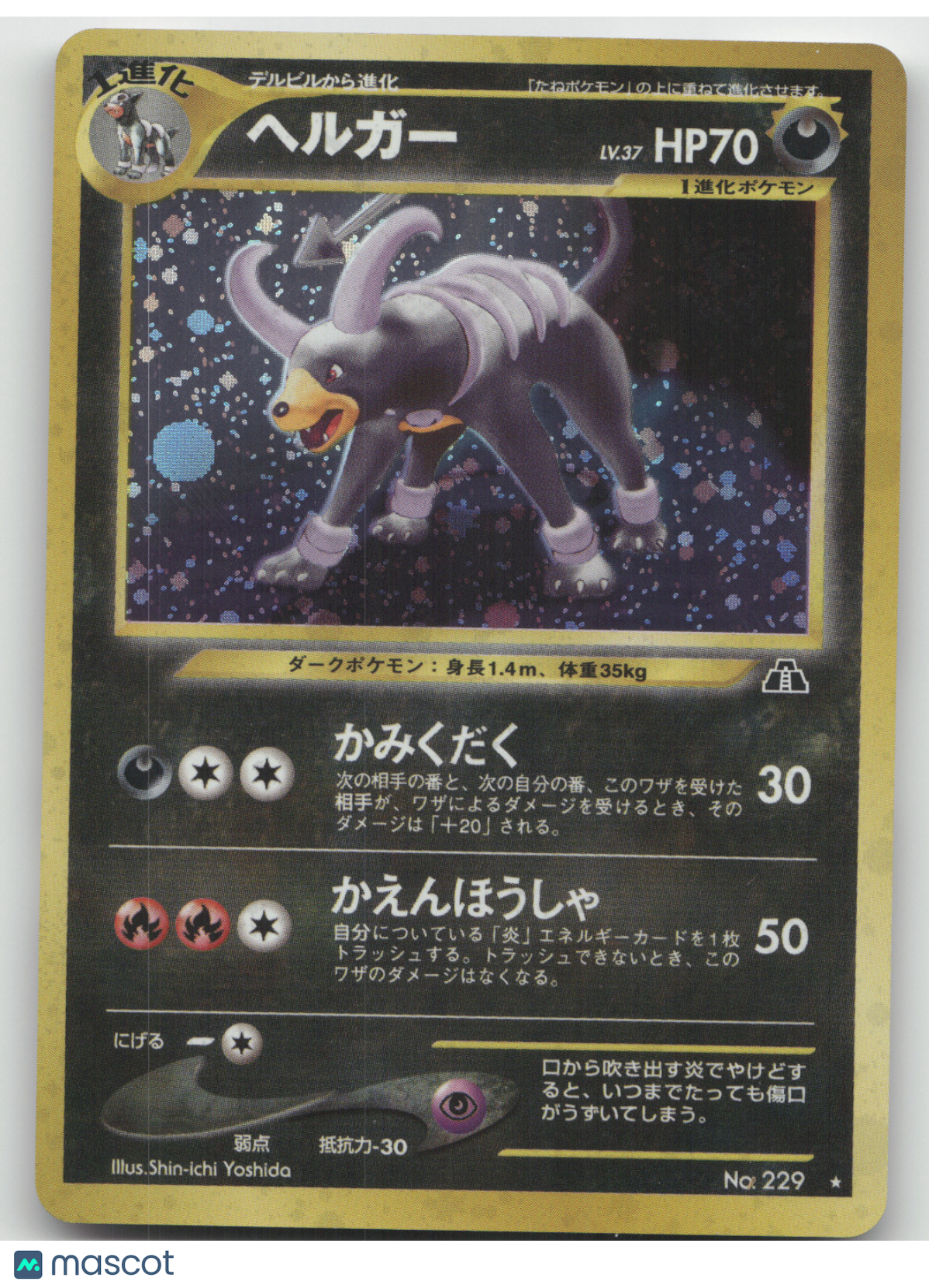 2001 Crossing the Ruins... Houndoom Holo Rare Japanese #No.229