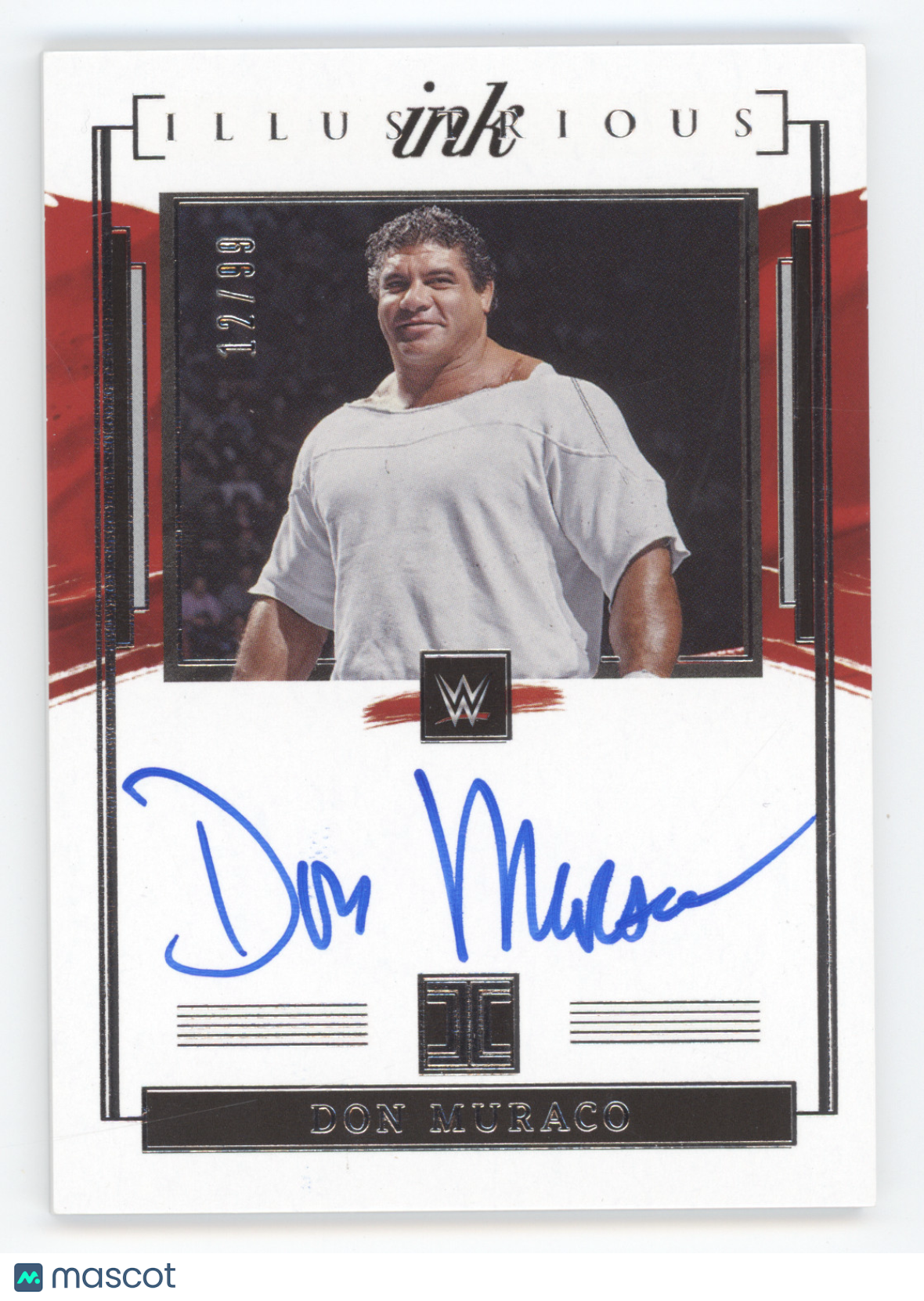 2022 Panini Impeccable WWE Illustrious Ink Don Muraco #IL-DMR 12/99