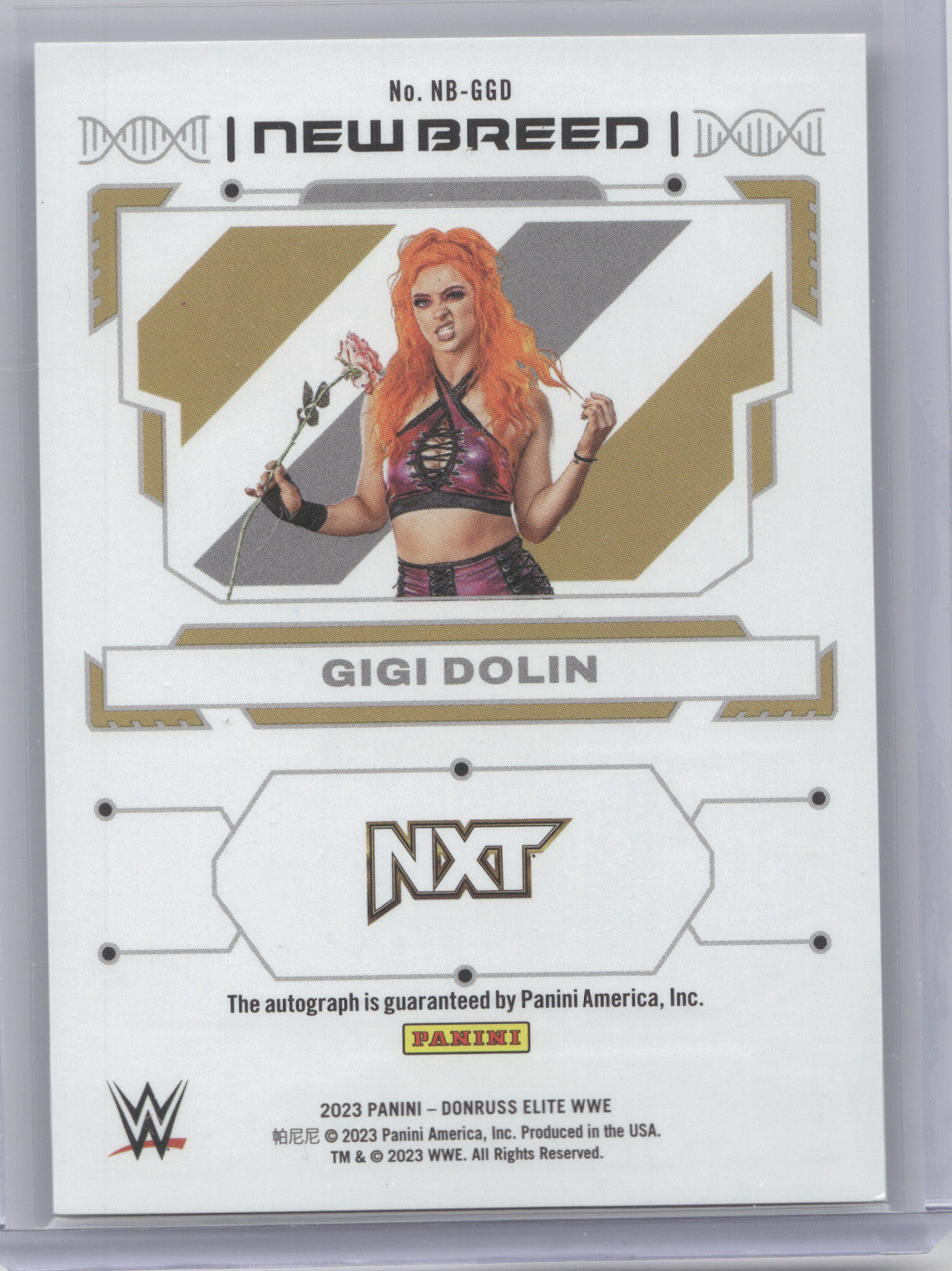2023 Panini Donruss Elite New Breed Gigi Dolin #NB-GGD