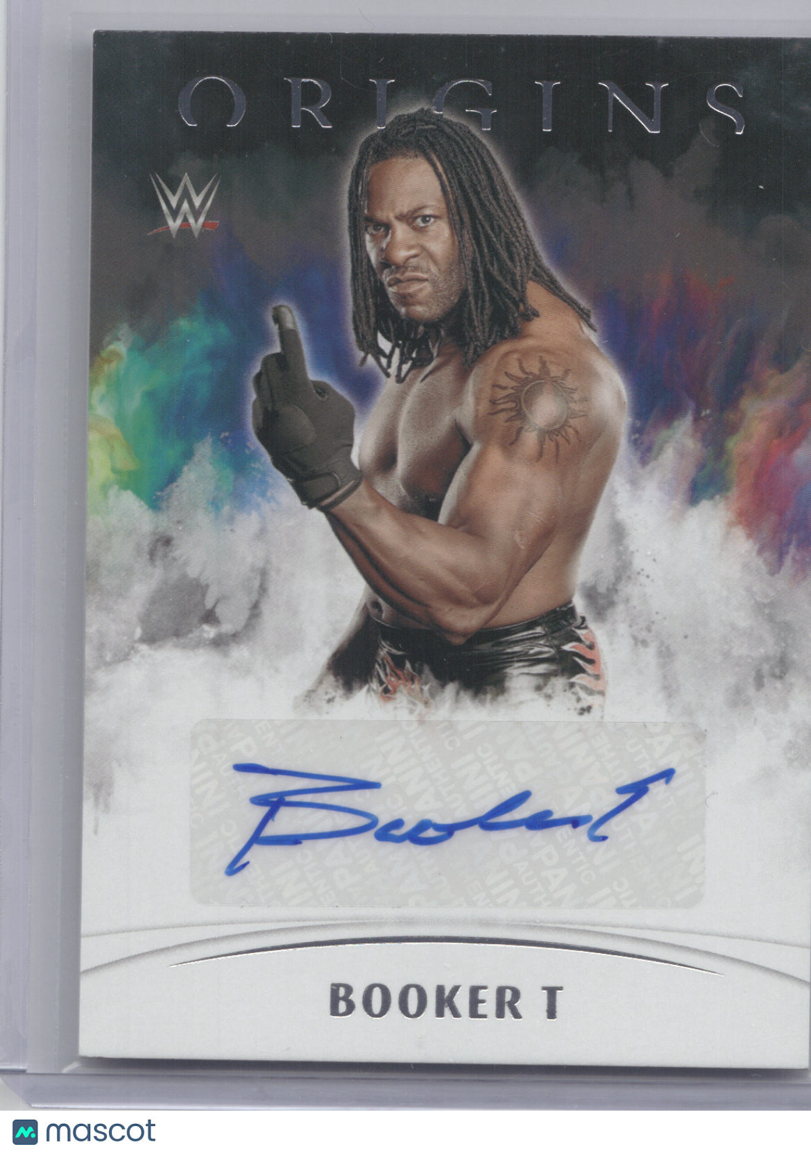2022 Panini Chronicles Origins WWE Booker T #OA-BKT Autograph