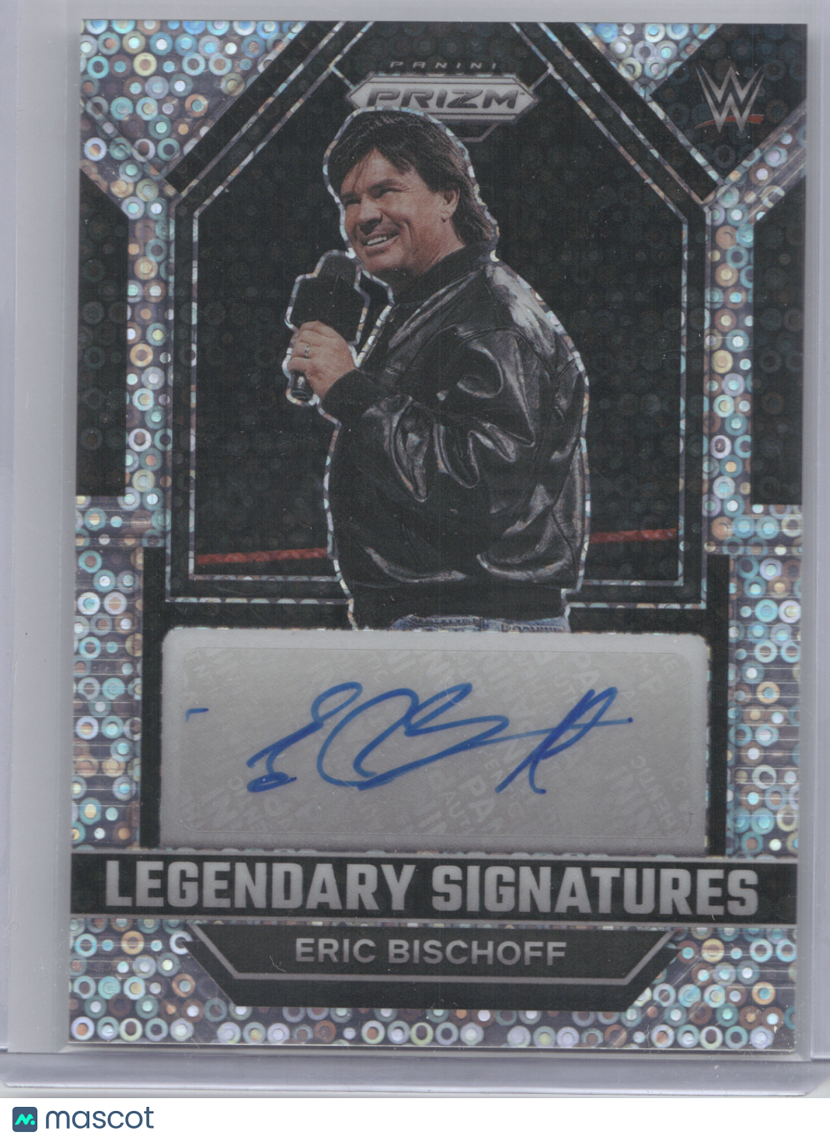 2023 Panini Prizm WWE Legendary Signatures Eric Bischoff #LS-EBS Disco