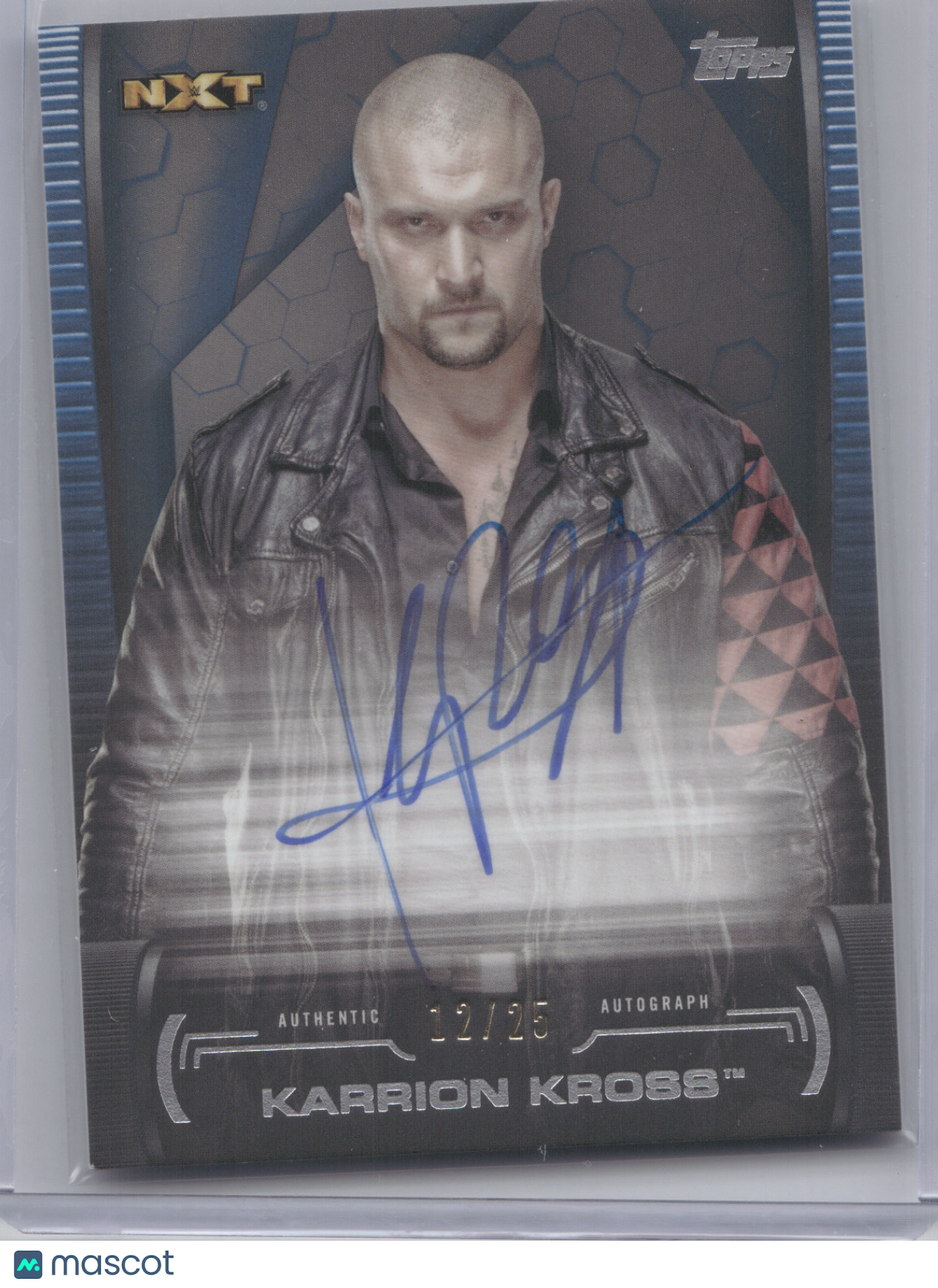 2021 Topps WWE Undisputed Karrion Kross #KK Authentic Superstar Autograph 12/25