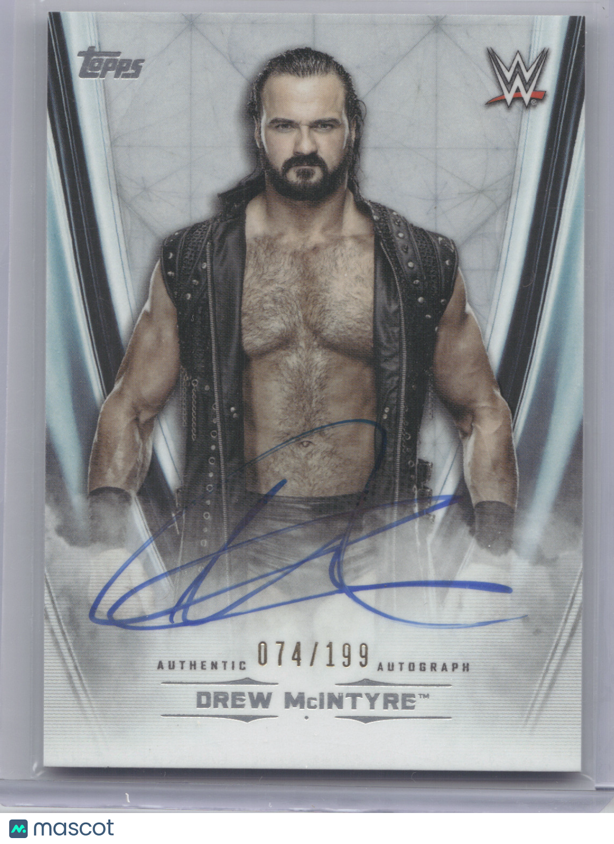 2020 Topps WWE Undisputed Drew McIntyre 074/199 Authentic Superstar Autograph