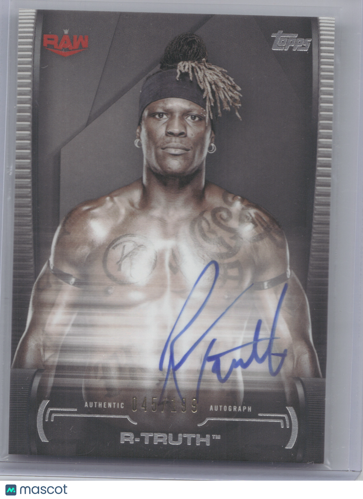 2021 Topps WWE Undisputed R-Truth #RT 045/199 Authentic Superstar Autograph Card