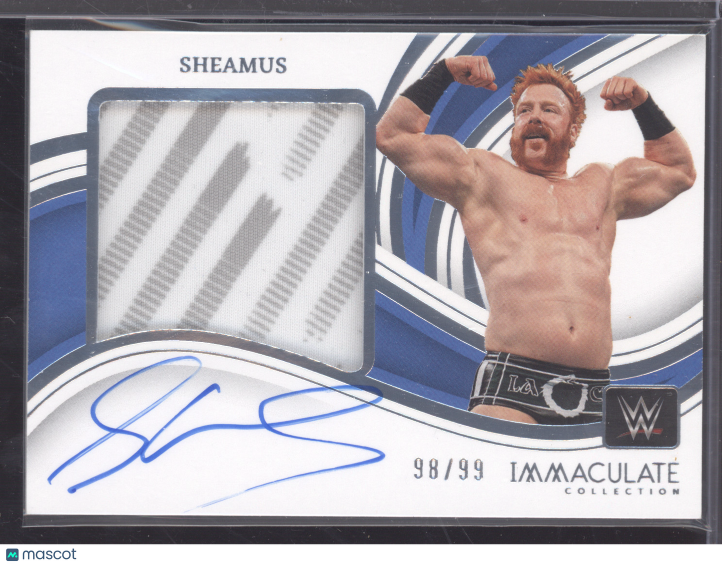 2023 Panini Immaculate Collection WWE Sheamus #SHM Autograph 98/99 Memorabilia
