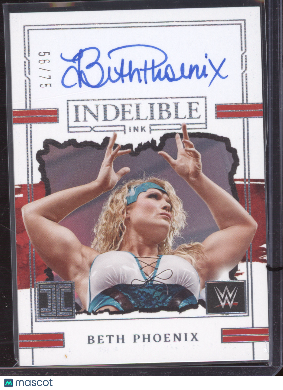 2023 Panini Impeccable WWE Indelible Ink Beth Phoenix #IN-BPH 56/75