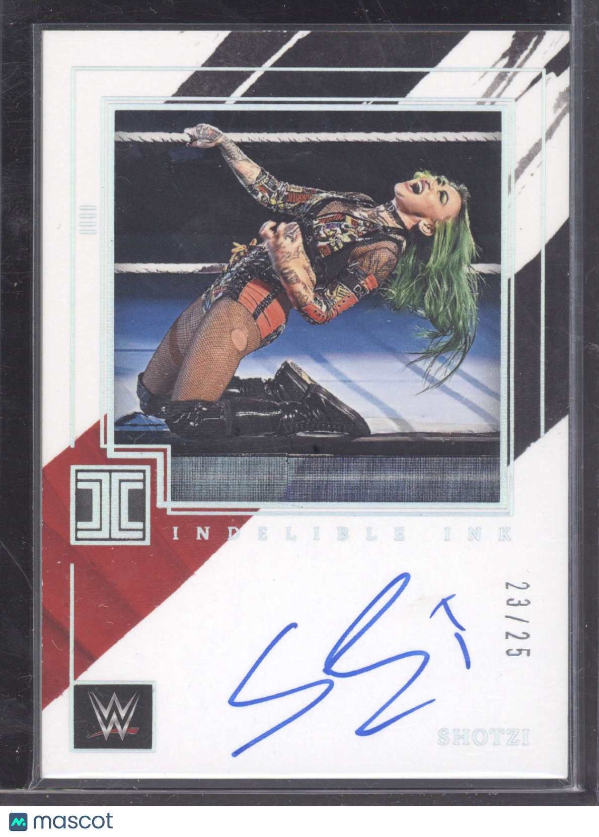 2022 Panini Impeccable WWE Shotzi #IN-SHZ Indelible Ink 23/25