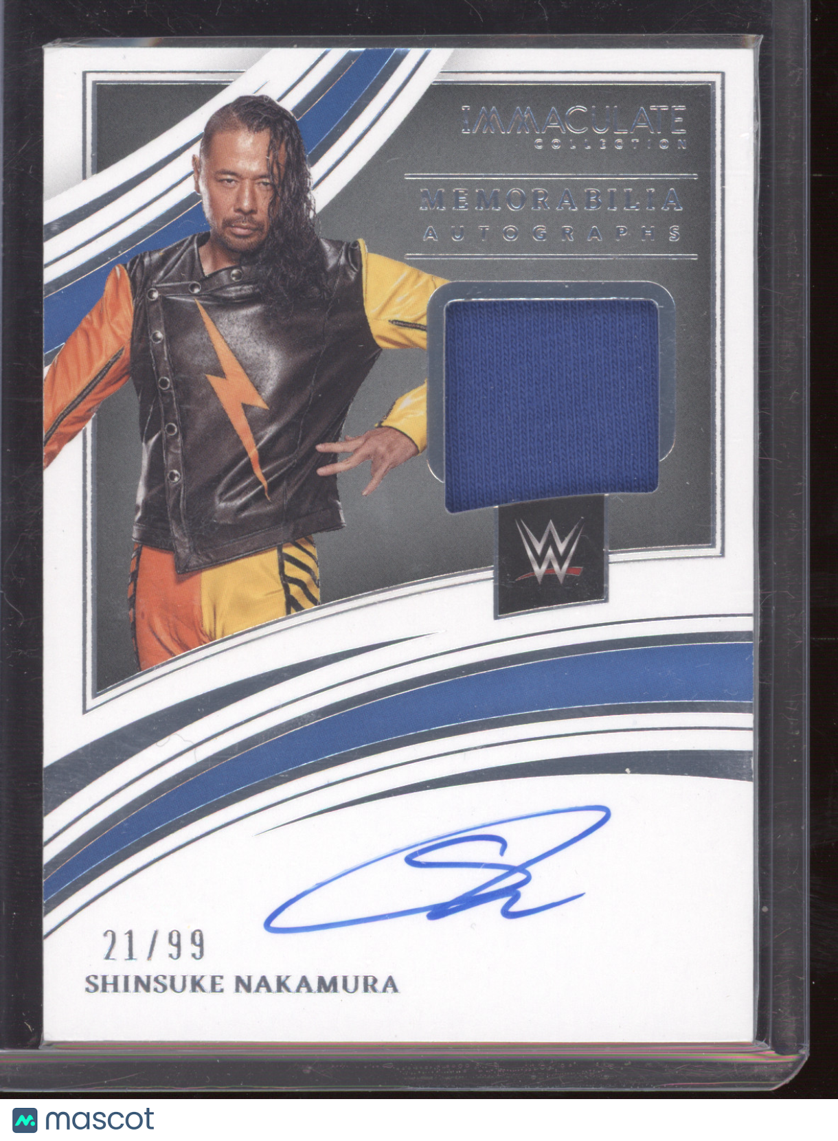 2022 Panini Immaculate Collection WWE Shinsuke Nakamura #MA-SKN Autograph 21/99