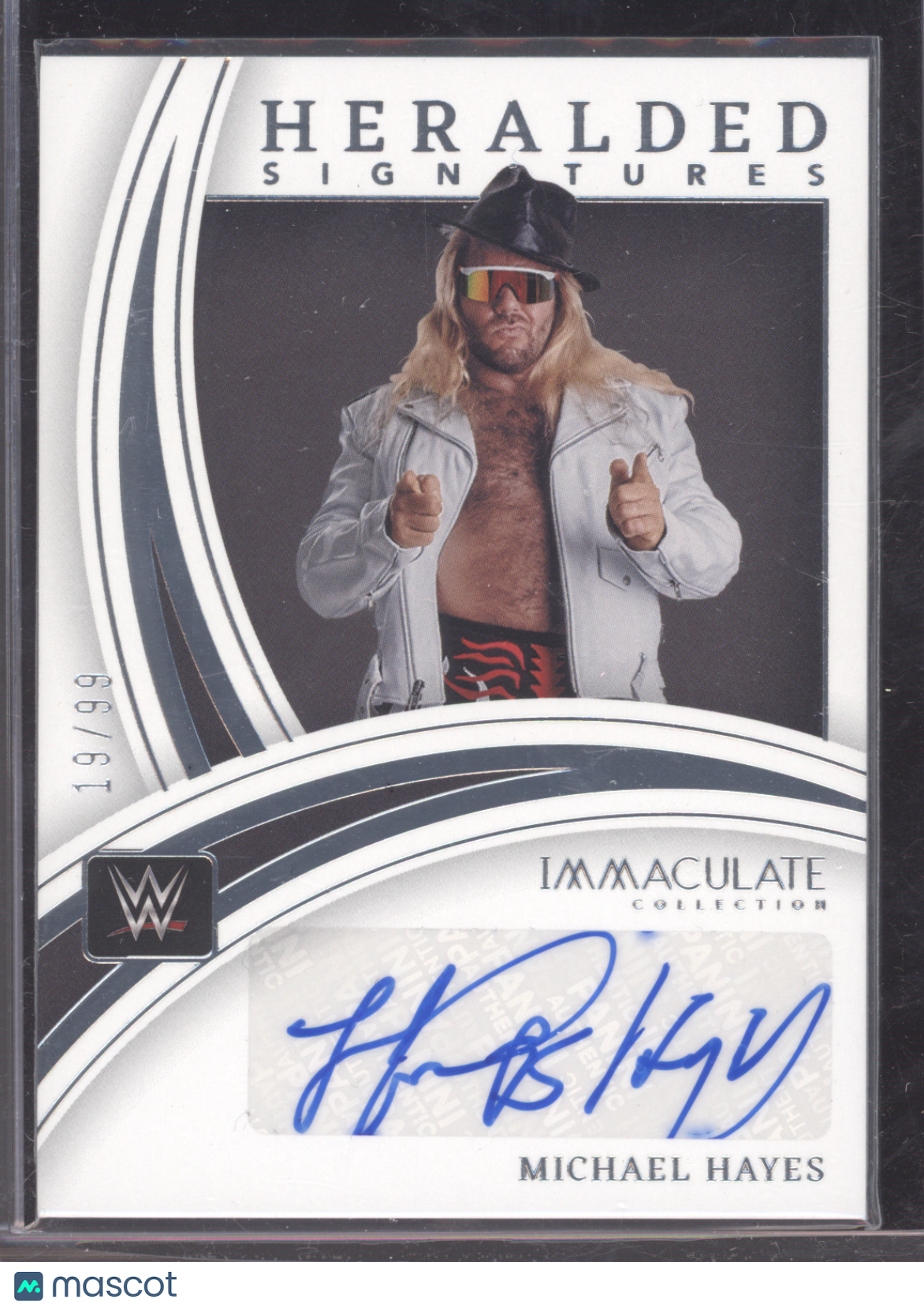 2022 Panini Immaculate Collection Heralded Signatures Michael Hayes #HSMHY 19/99