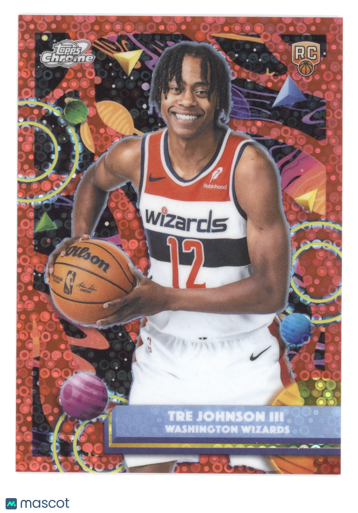 2025 Topps Cosmic Chrome Tre Johnson III #115 Lunar Refractor RC