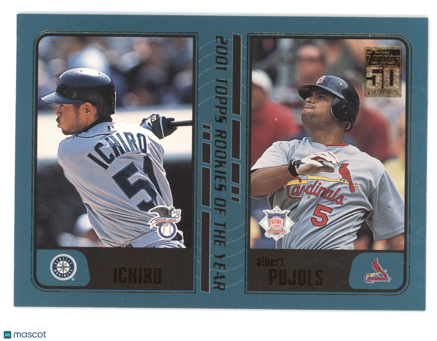 2001 Topps Traded Ichiro Albert Pujols #T99